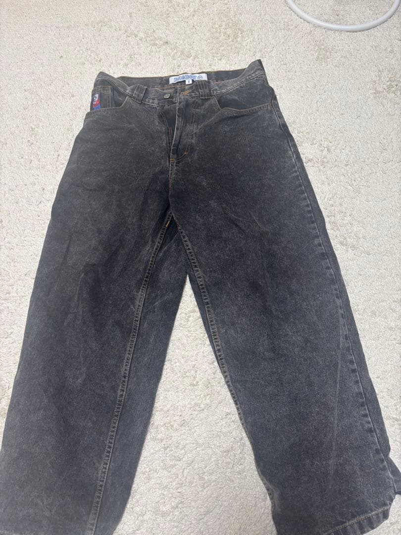 BIGBOY ダークグレー デニムパンツ S