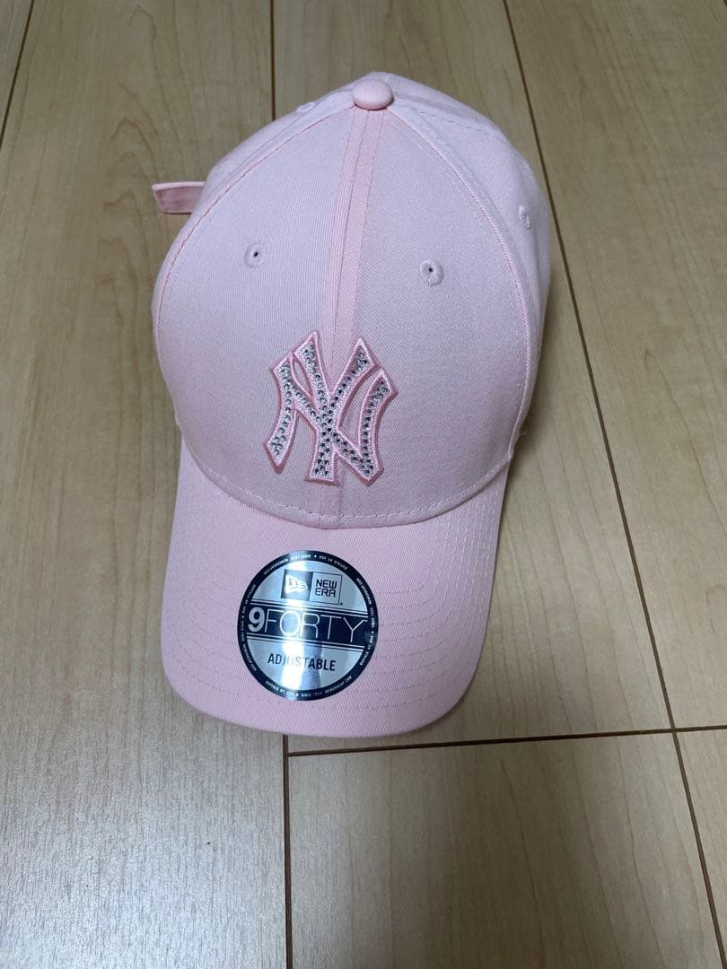 NEWERA9FORTY Rhinestone NY ピンクレモネード