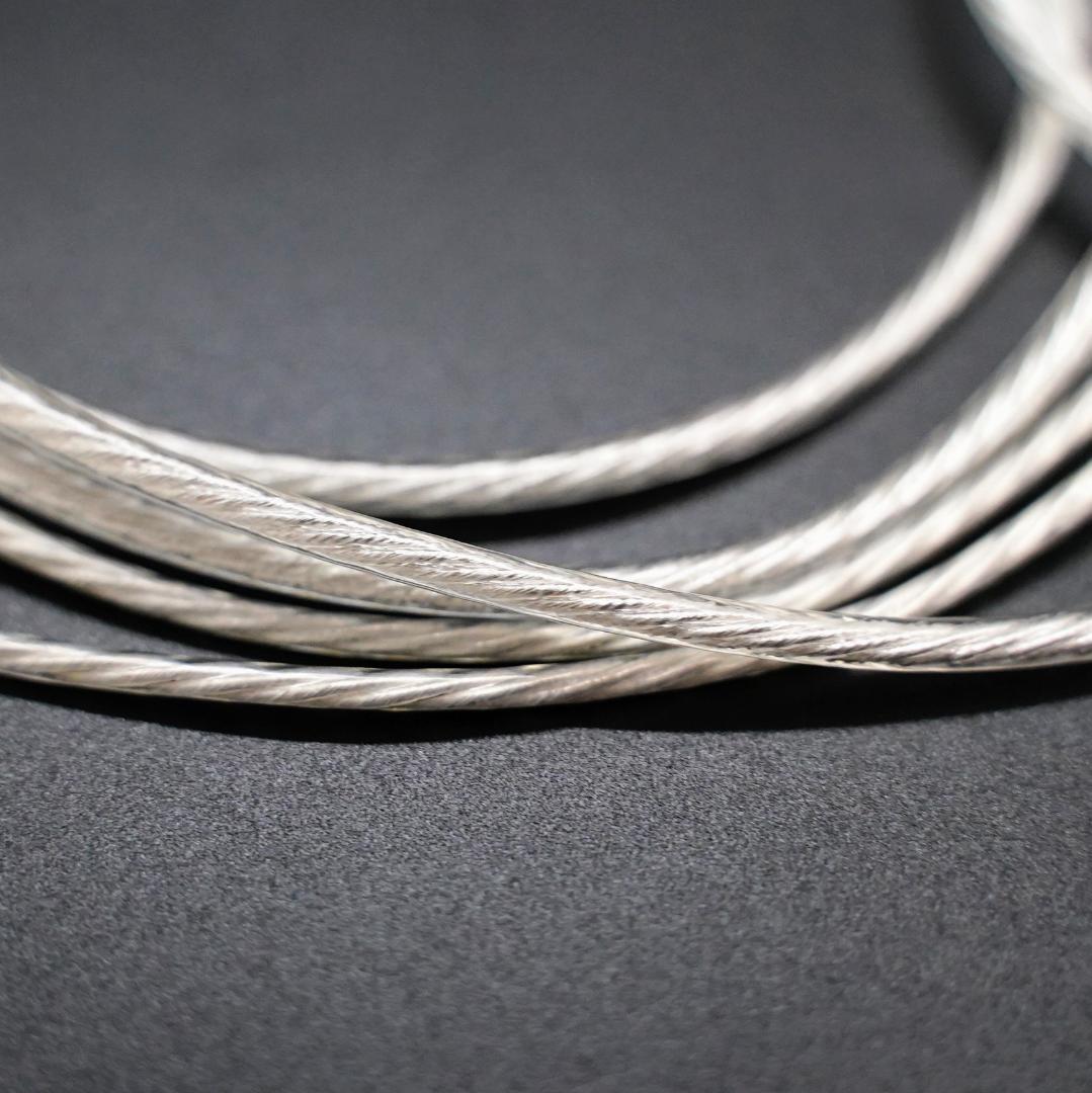 ついに7N 超冷凍製単結晶銅銀メッキ！最高スペックリケーブルMMXC/3.5mm