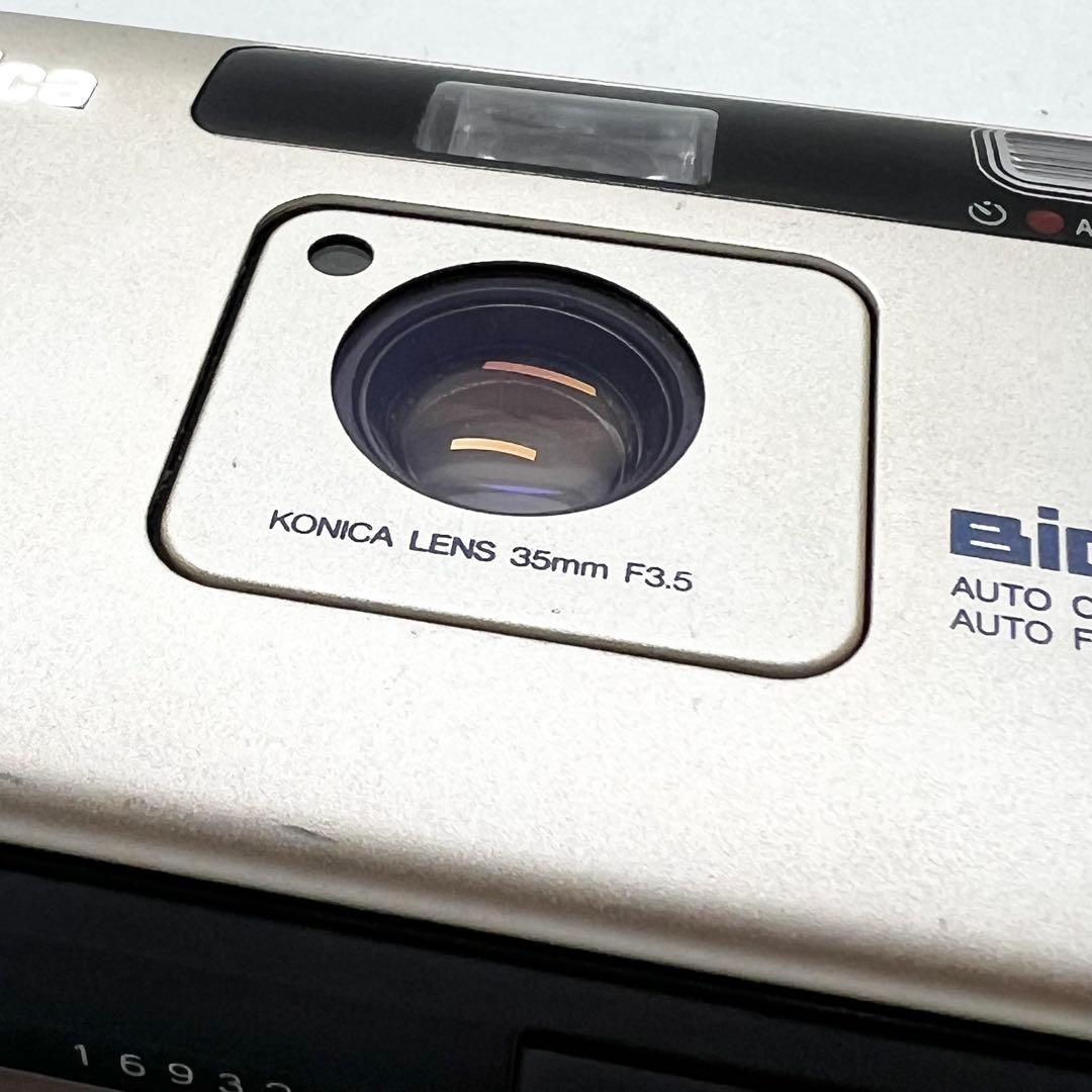【完動品 美品】Konica Big mini BM-201 フィルムカメラ