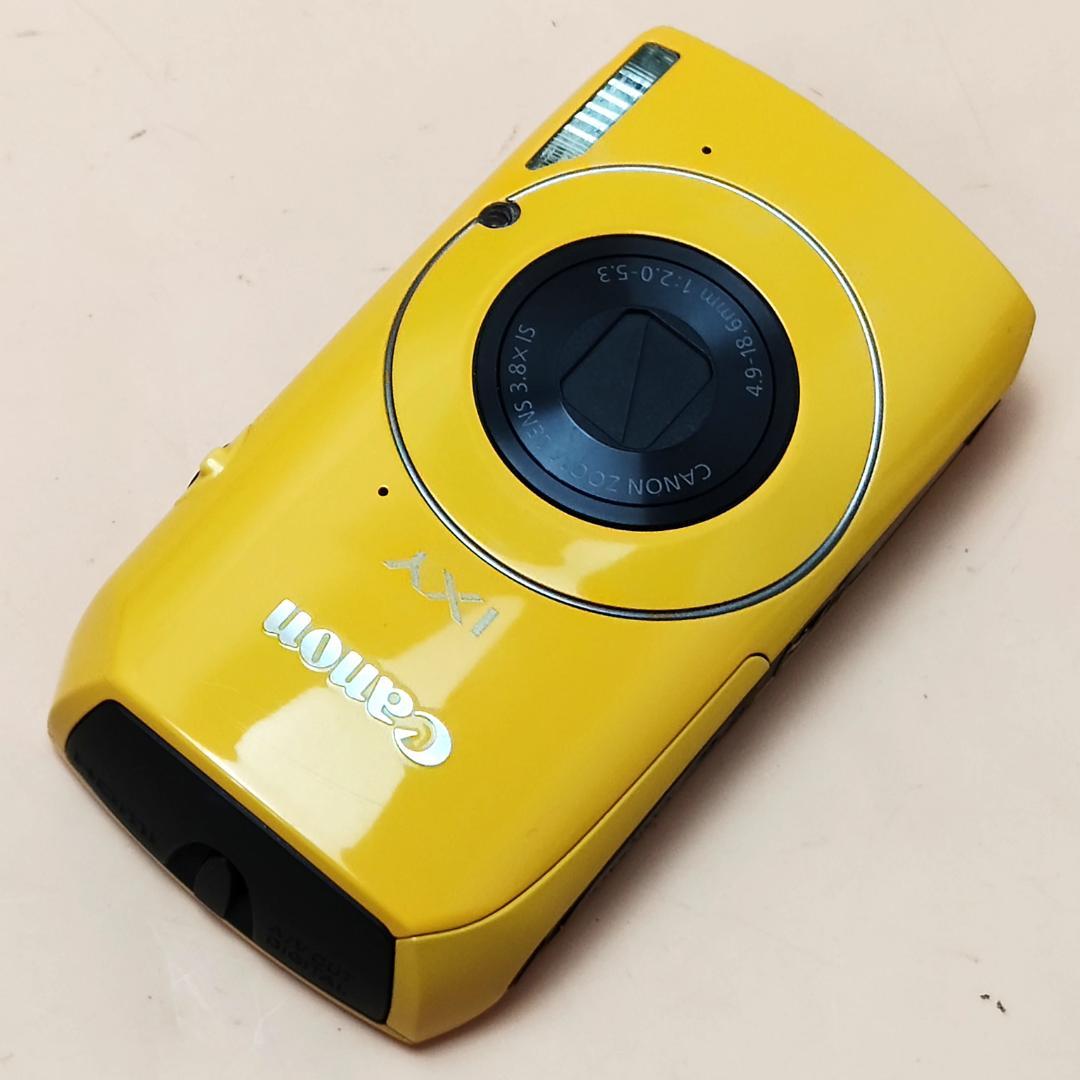 【動作保証】 Canon デジタルカメラ IXY 30s イエロー キヤノン