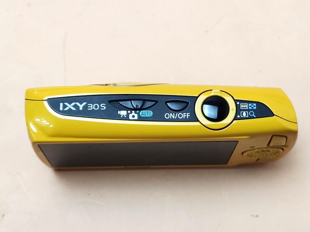 【動作保証】 Canon デジタルカメラ IXY 30s イエロー キヤノン