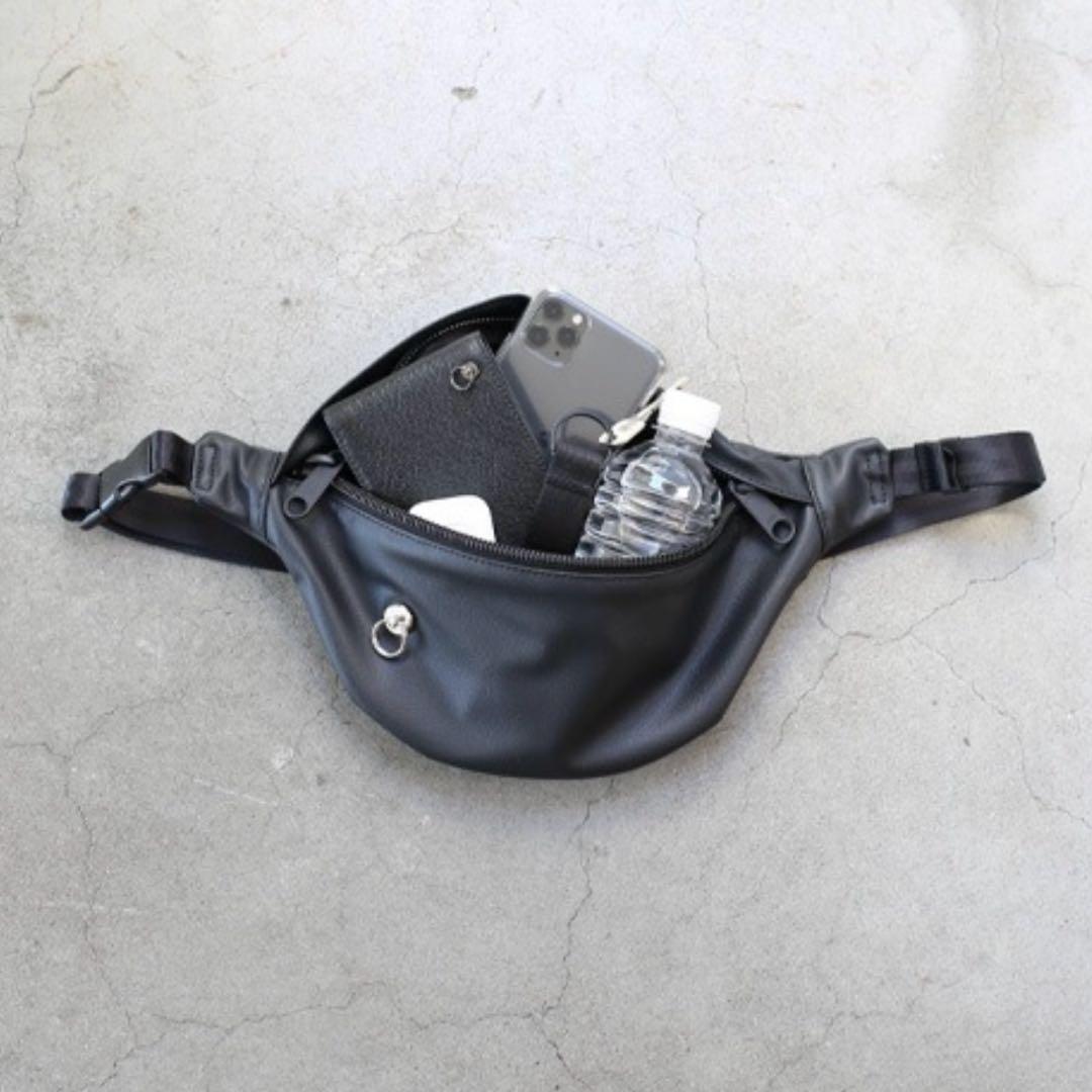 jam  made エシカルレザー ミニ ウエストポーチ ボディバッグ