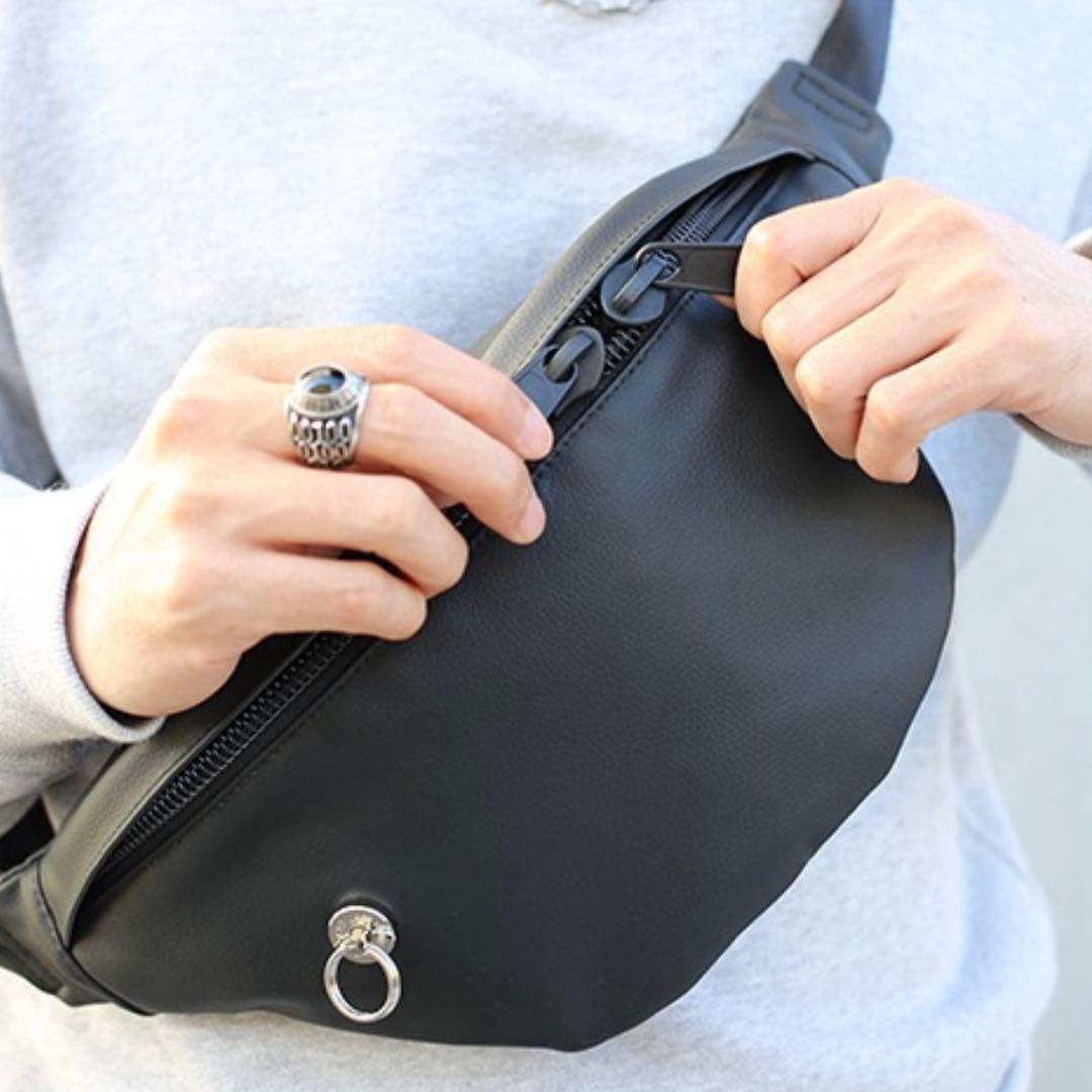 jam  made エシカルレザー ミニ ウエストポーチ ボディバッグ