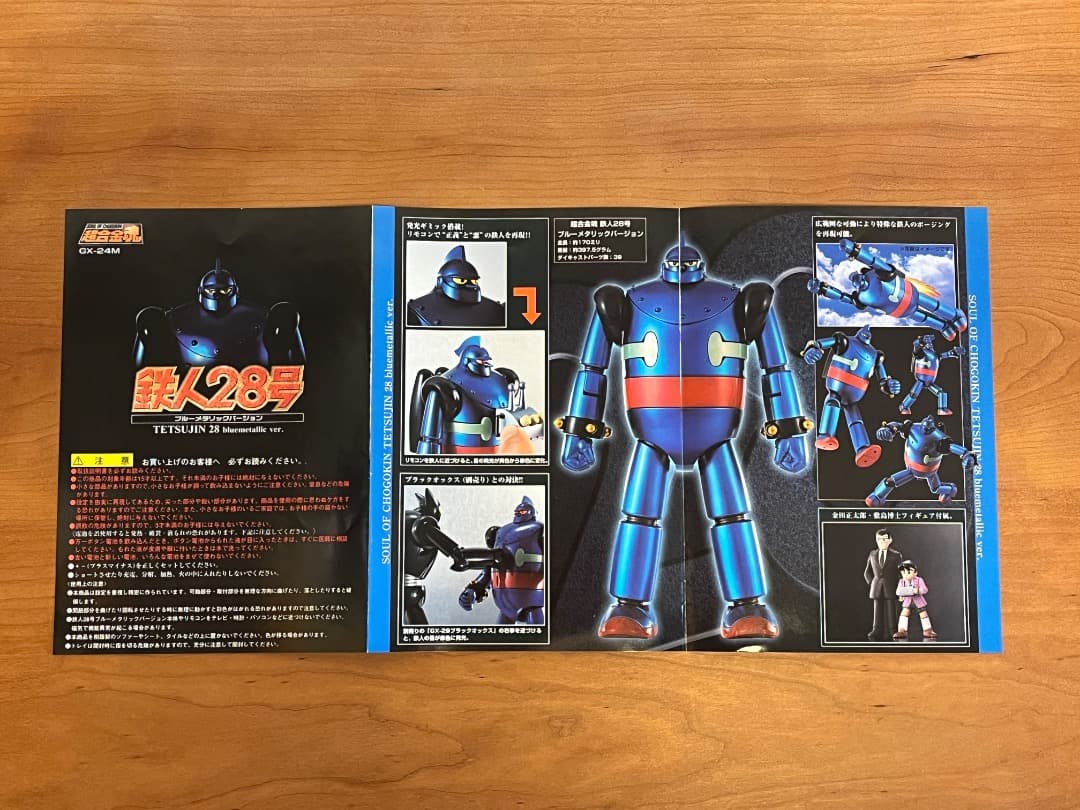 値下げ　超合金魂 GX-24M 鉄人28号　ブルーメタリック