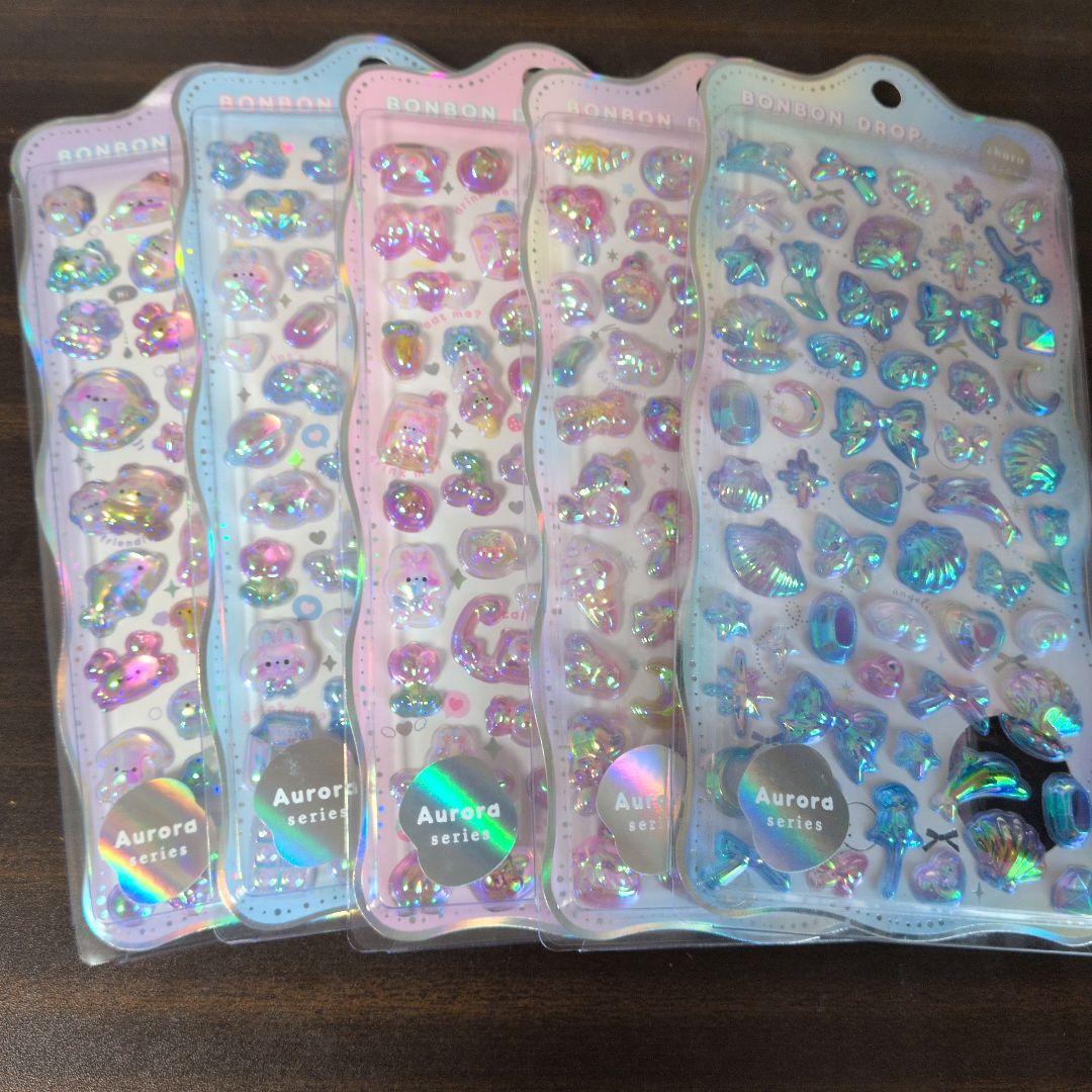 ボンボンドロップシール　オーロラ　廃盤　未使用品　churukira