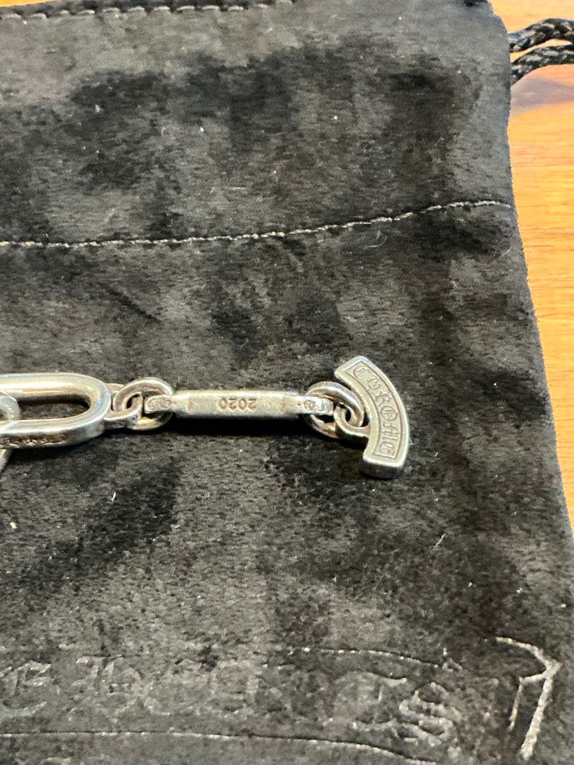 ペーパーEチェーンブレスレット（PAPER E CHAIN ） 8インチ