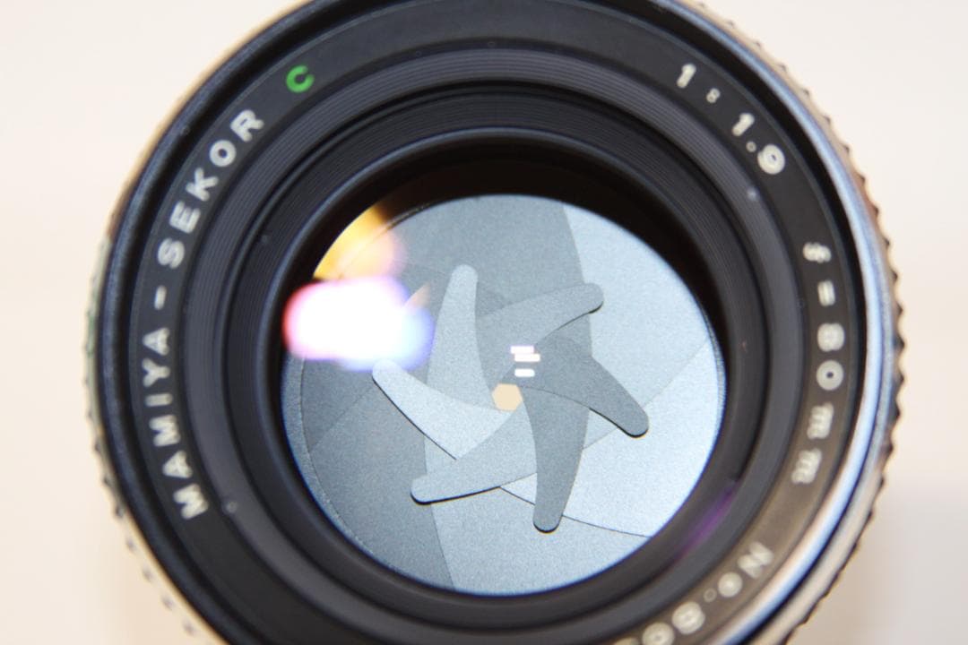 【美品】MAMIYA-SEKOR Ｃ 80mm F1.9 マミヤ