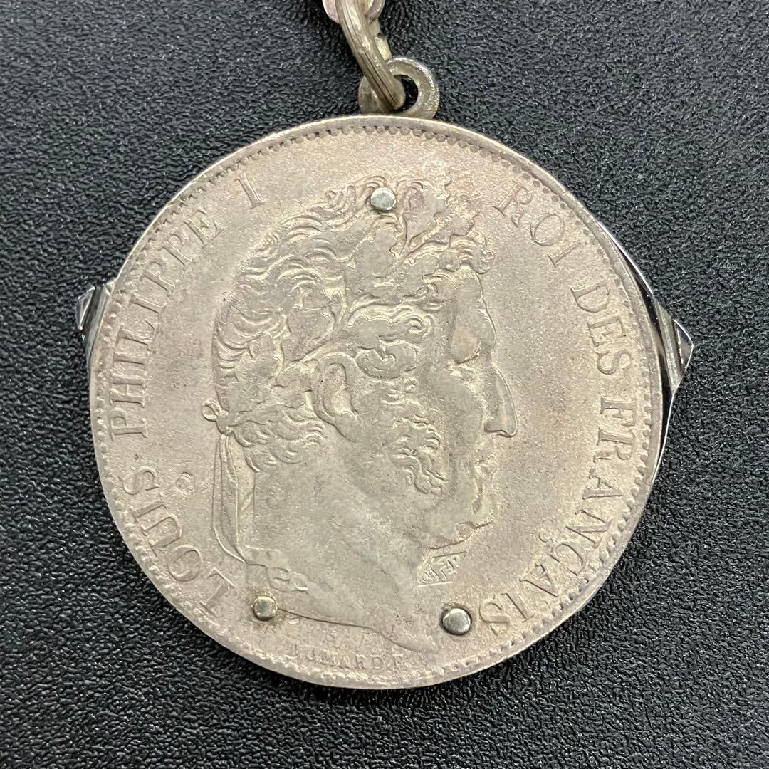 【希少品】Eloi エロア　ナイフ　銀貨　5フラン　箱　タグ付　02