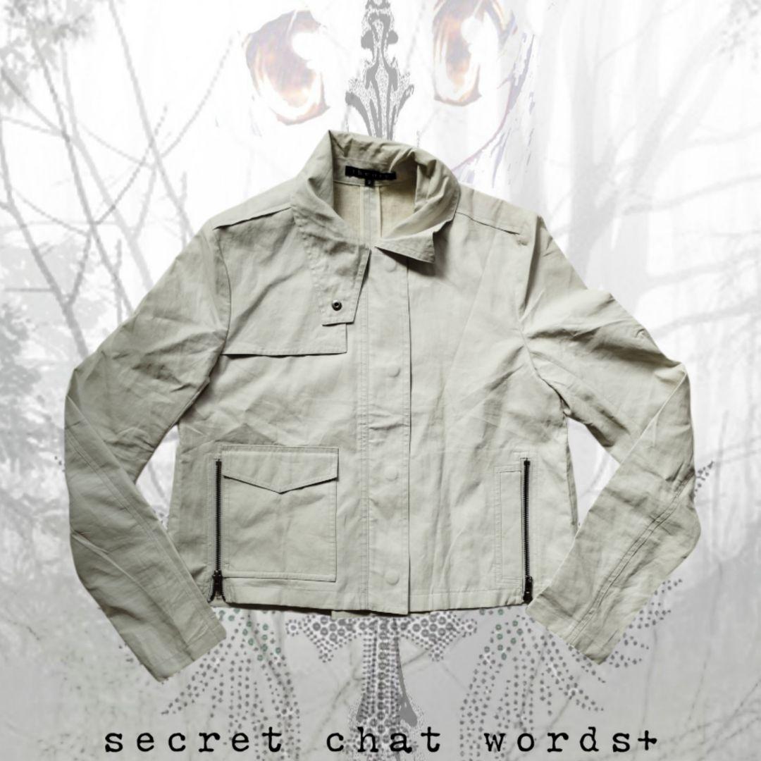 ✙˖y2k archive⌖ コーティングリネンライダースジャケット