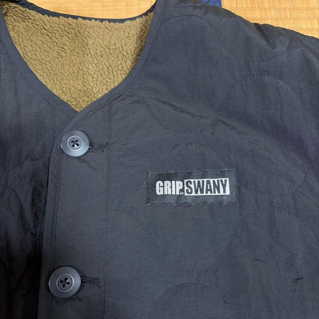 [最終値下]GRIP SWANY リバーシブルキルトジャケット