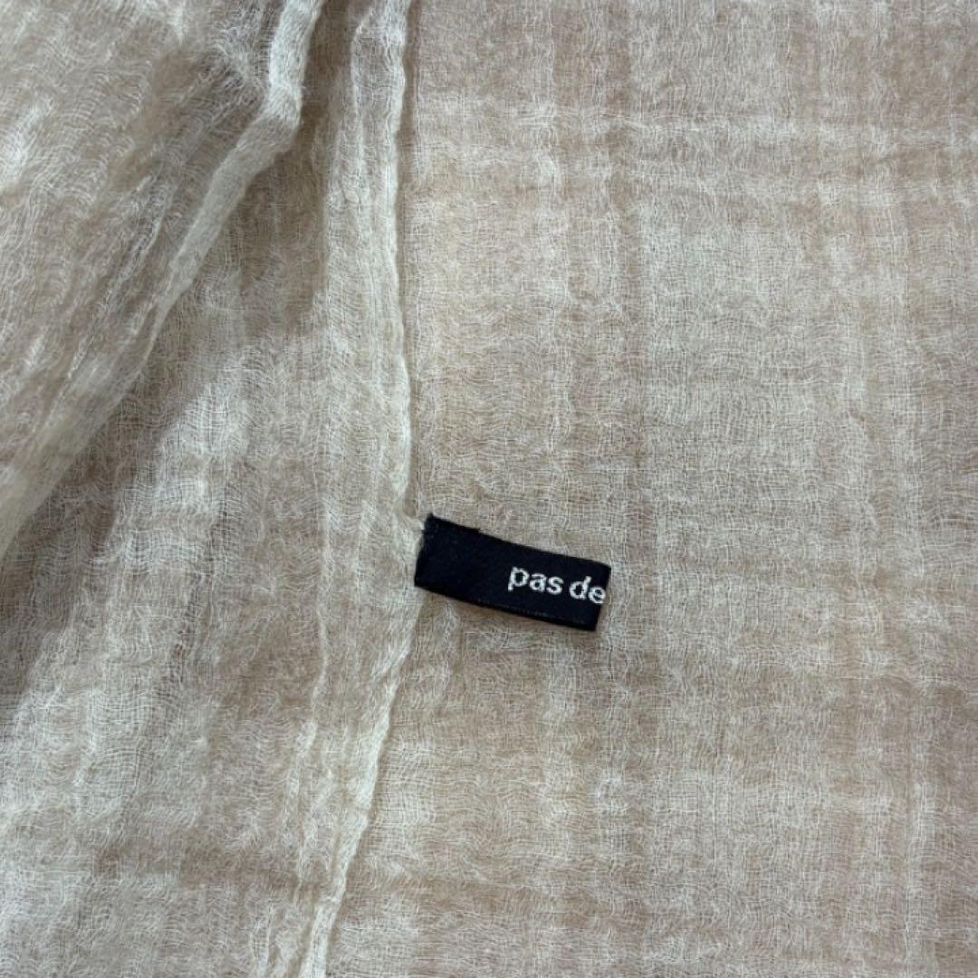 みは さま専用　pas de calais パドカレ　カシミヤストール