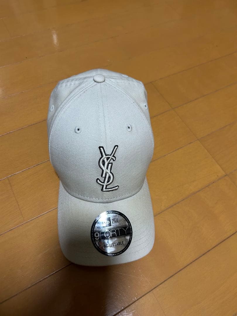Saint Laurent 9FORTY キャップ ライトグレー