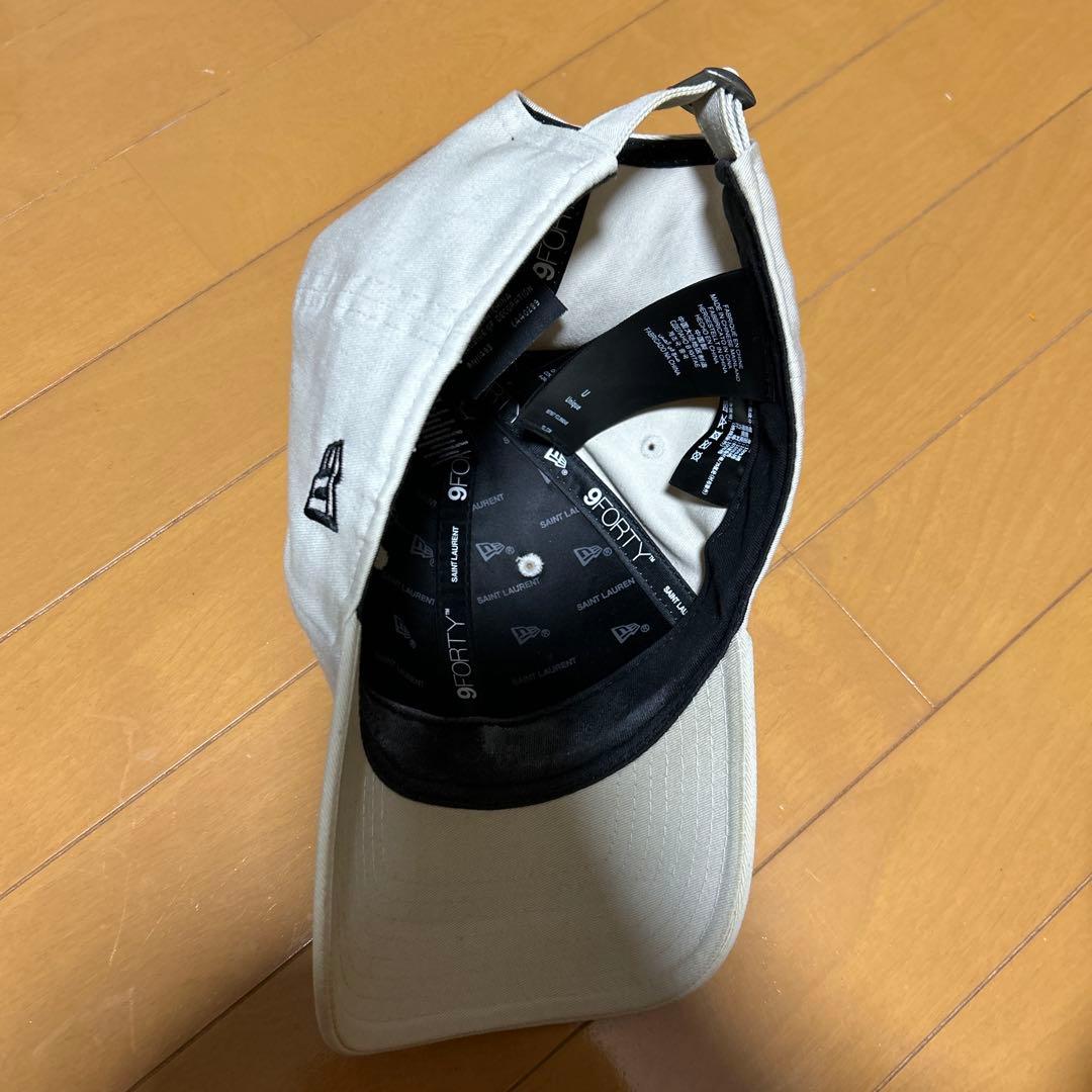 Saint Laurent 9FORTY キャップ ライトグレー