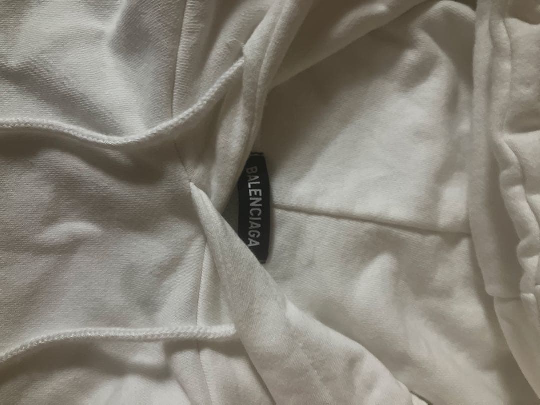 BALENCIAGA ホワイト パーカー