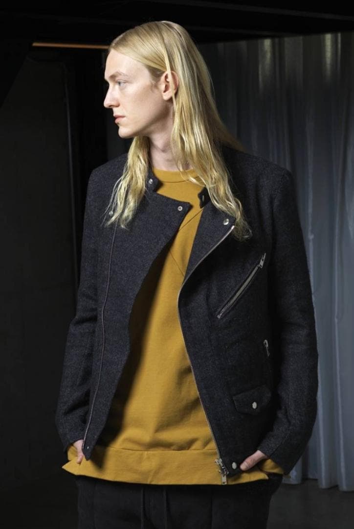 7.9万 リップヴァンウィンクル ウールジャージー ライダース 3 RB-336