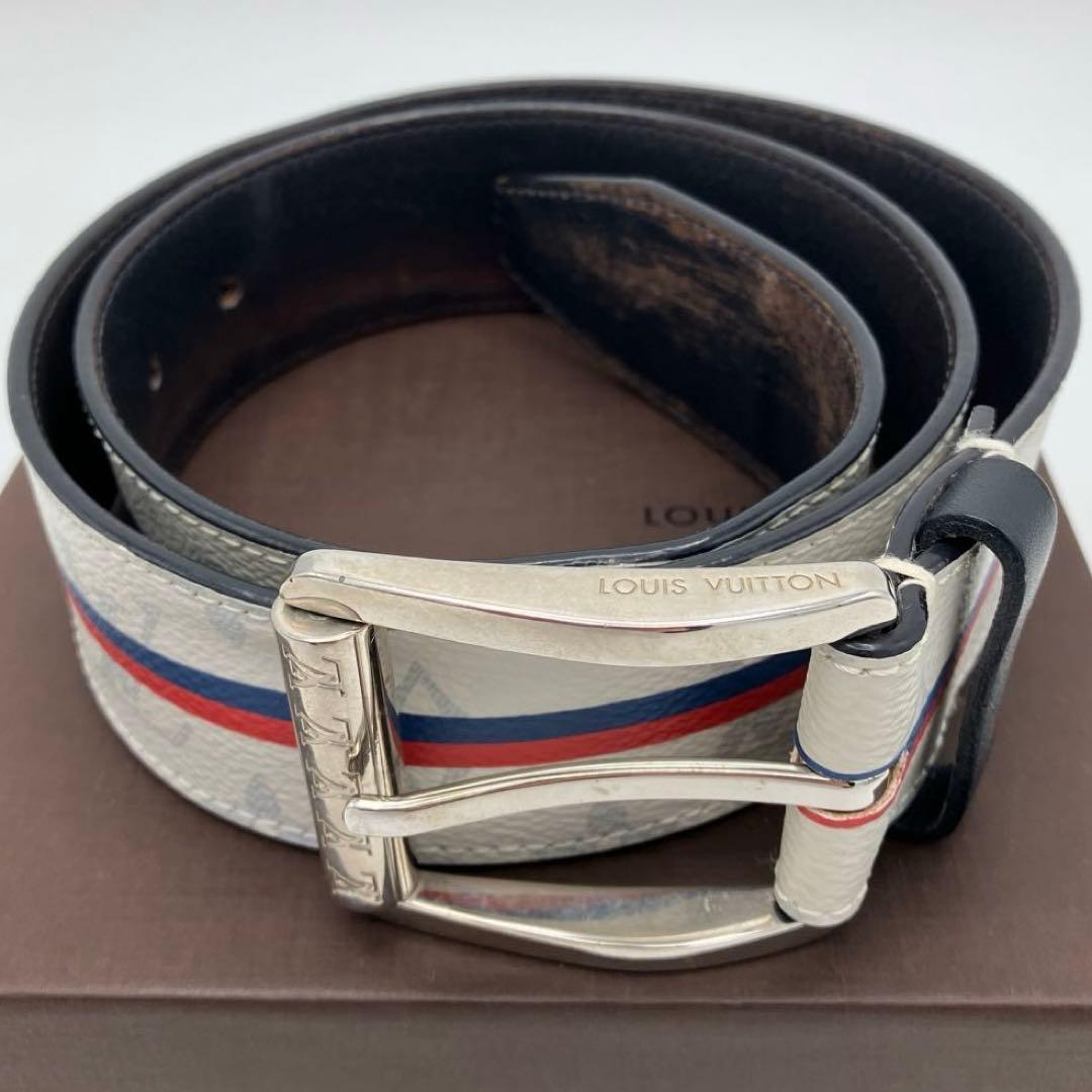 LOUIS VUITTON モノグラム サンチュール スタンプ ベルト