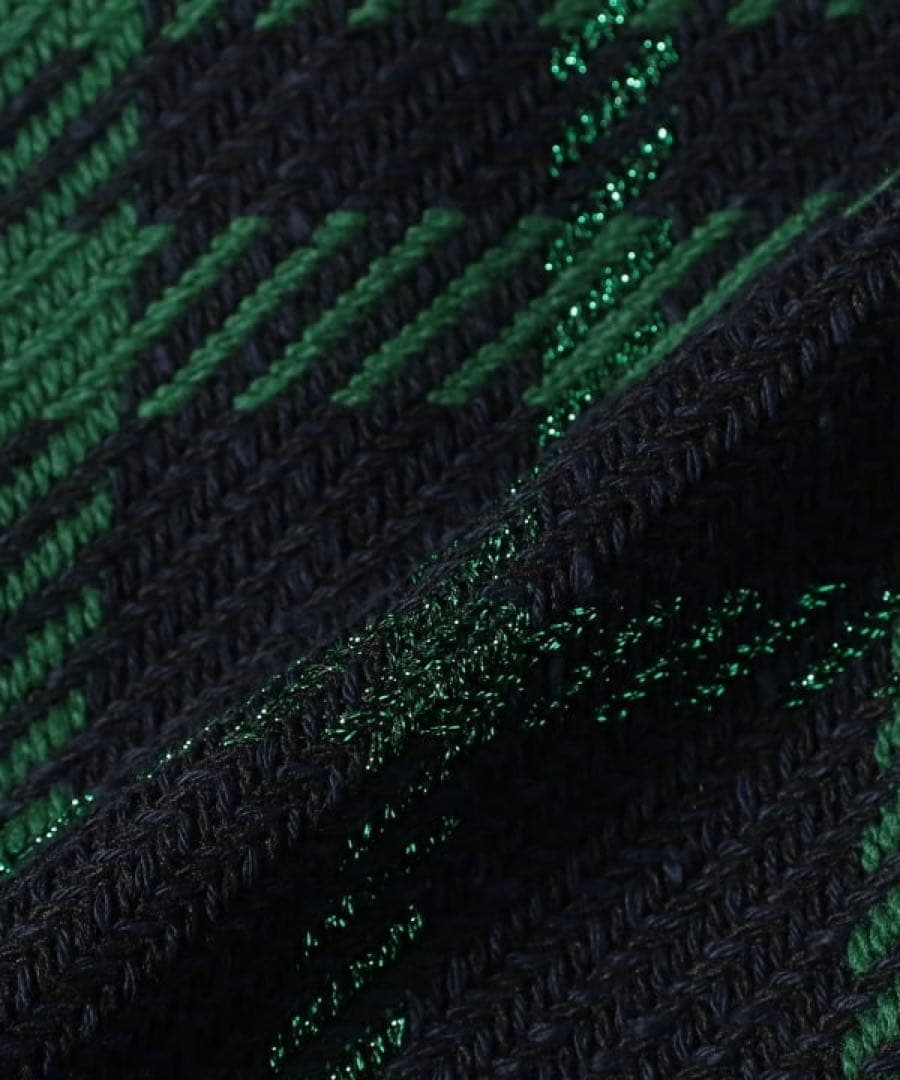 未使用EFFE BEAMS カラーツィードスカート　グリーン