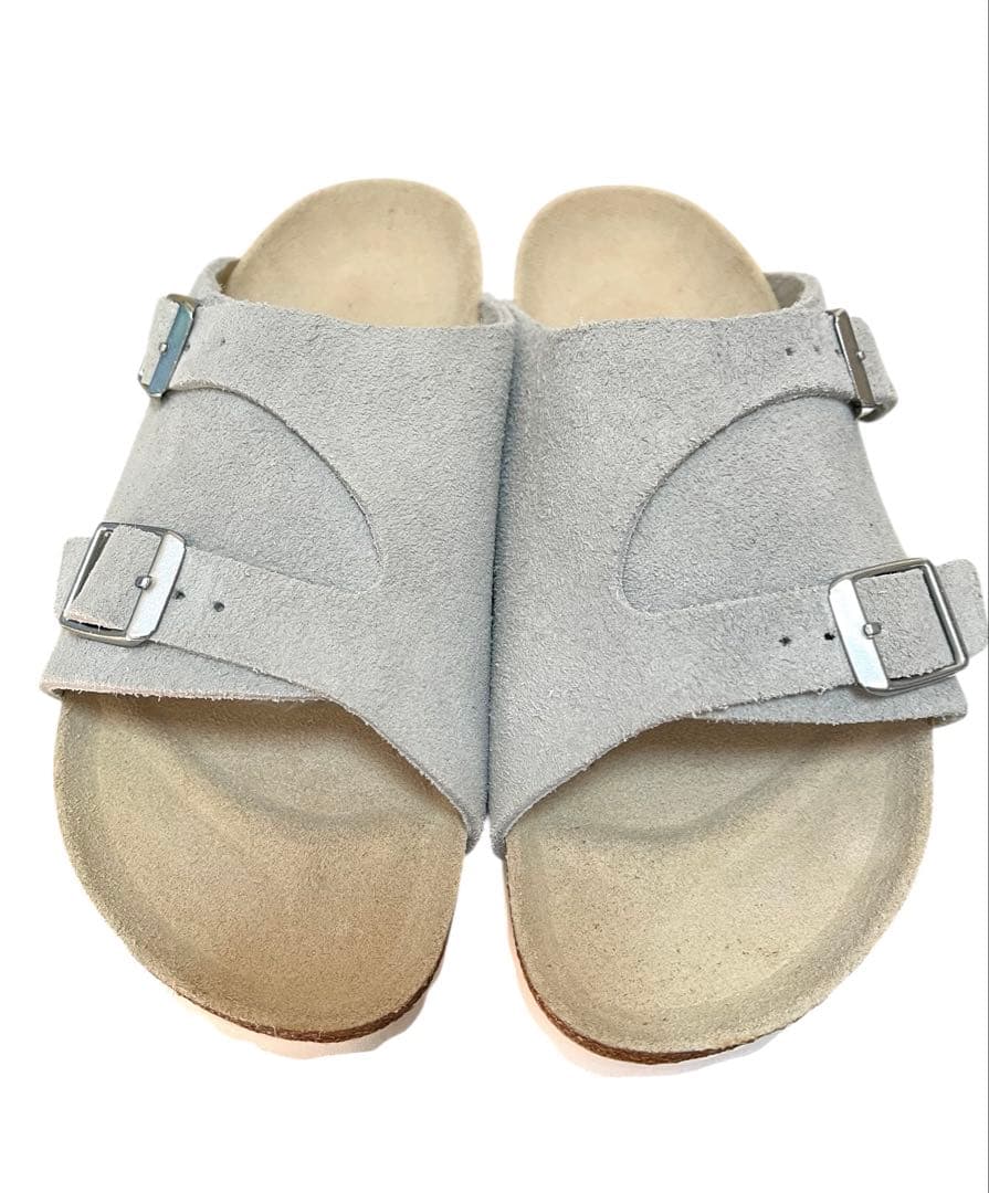 ビルケンシュトック　チューリッヒ　ホワイト　薄グレー　36 23.0