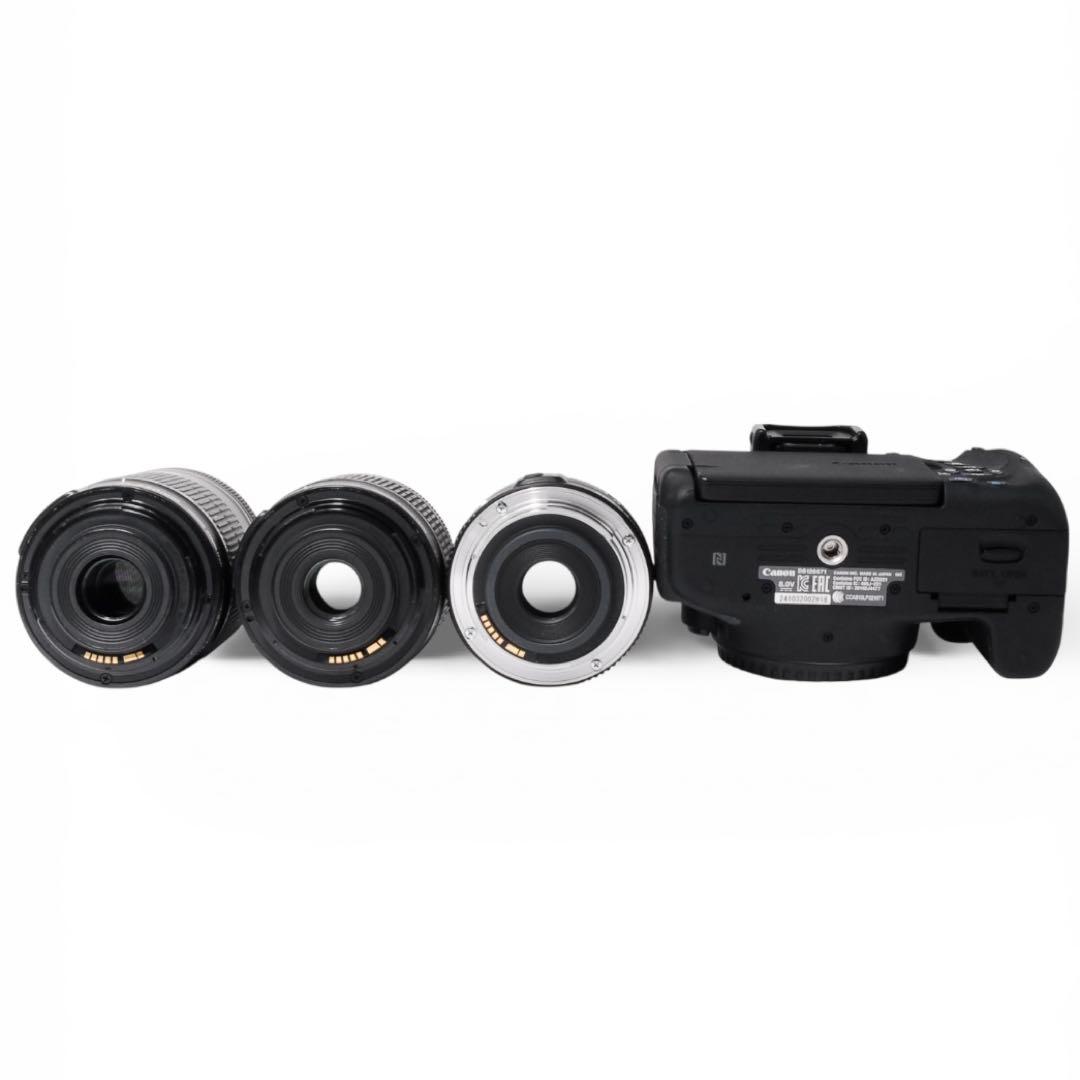 ❣️高性能STMトリプルレンズセット❣️Canon Kiss X8ｉ一眼レフカメラ