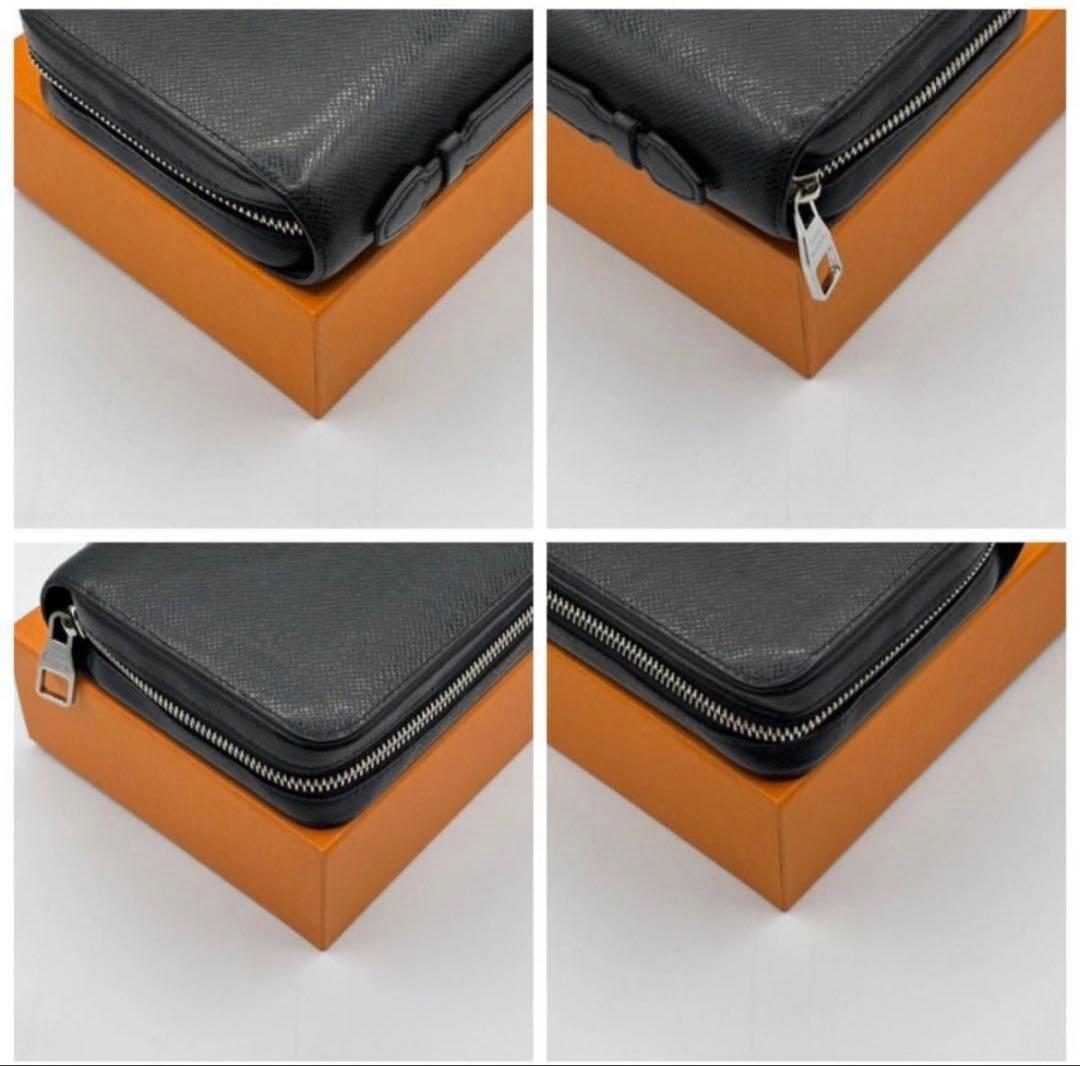 【極美品】綺麗 大容量 ルイヴィトン タイガ ジッピーXL ノワール 黒 長財布