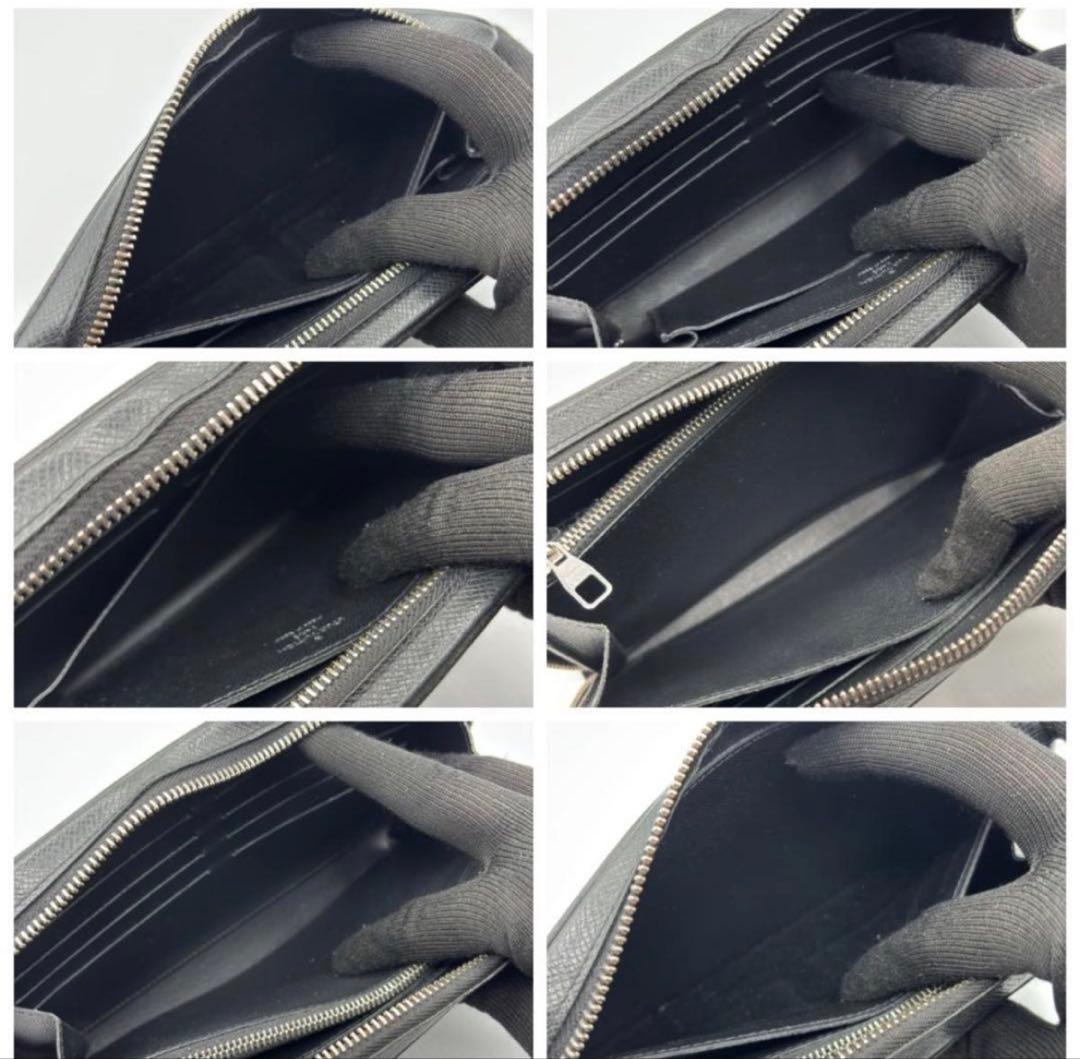 【極美品】綺麗 大容量 ルイヴィトン タイガ ジッピーXL ノワール 黒 長財布