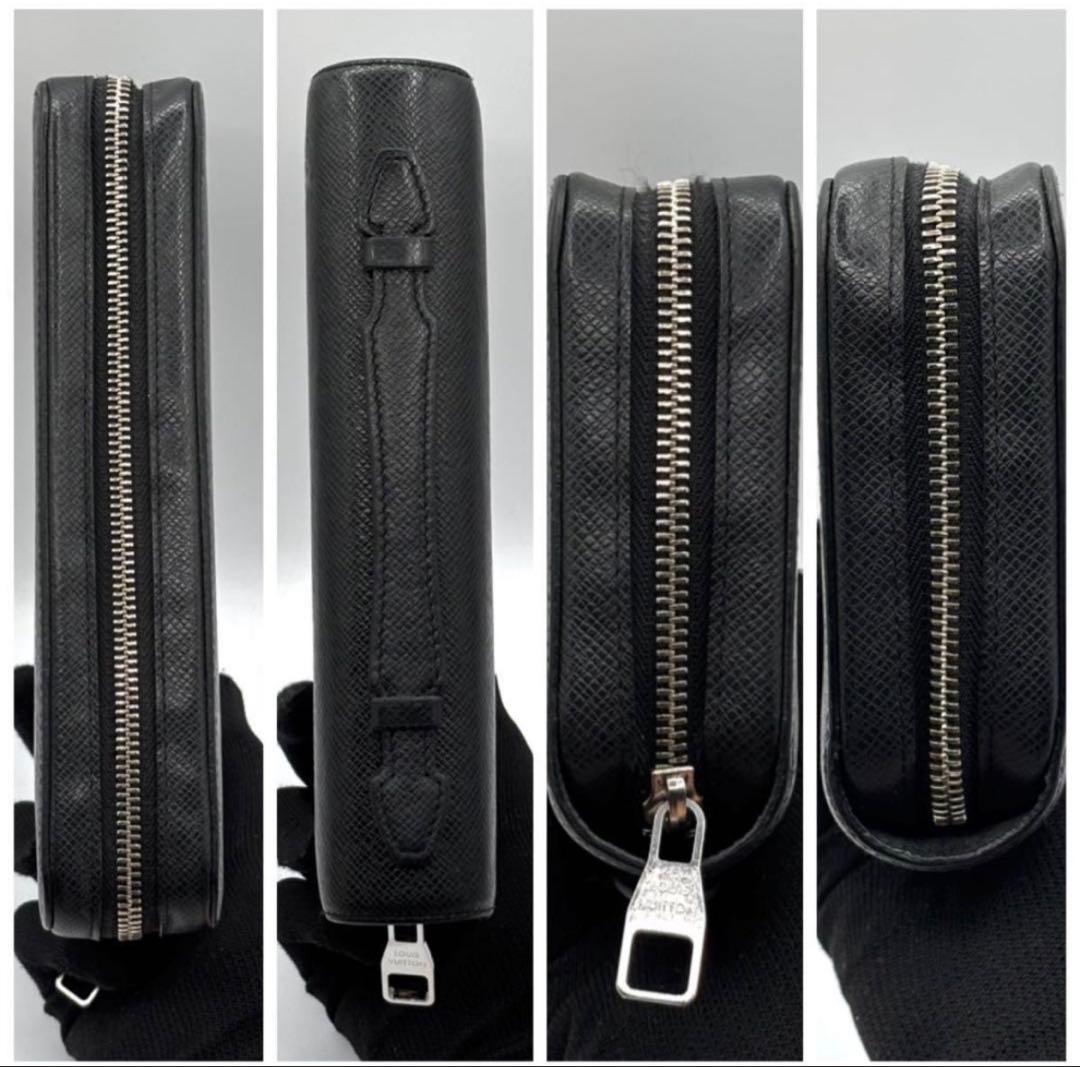 【極美品】綺麗 大容量 ルイヴィトン タイガ ジッピーXL ノワール 黒 長財布