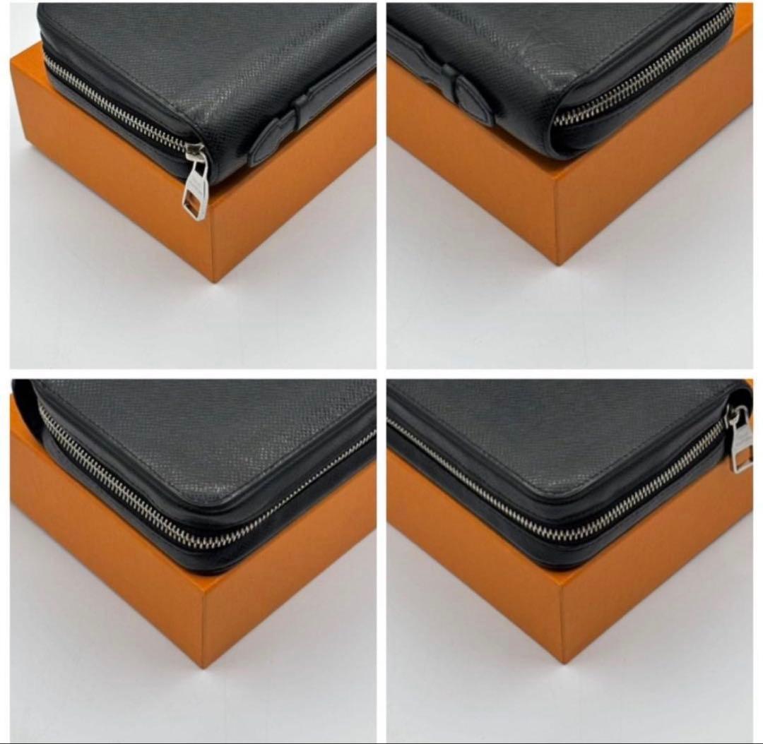 【極美品】綺麗 大容量 ルイヴィトン タイガ ジッピーXL ノワール 黒 長財布