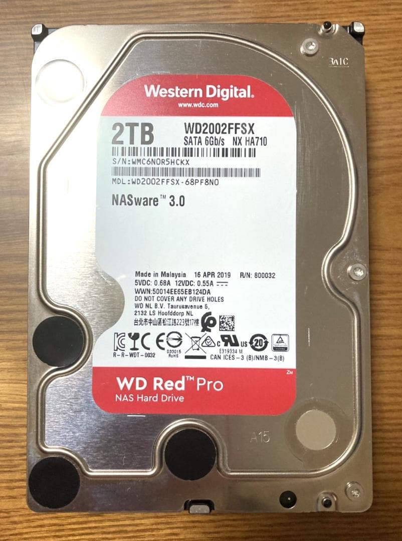 Western Digital WD2002FFSX （3.5 HDD 2TB）