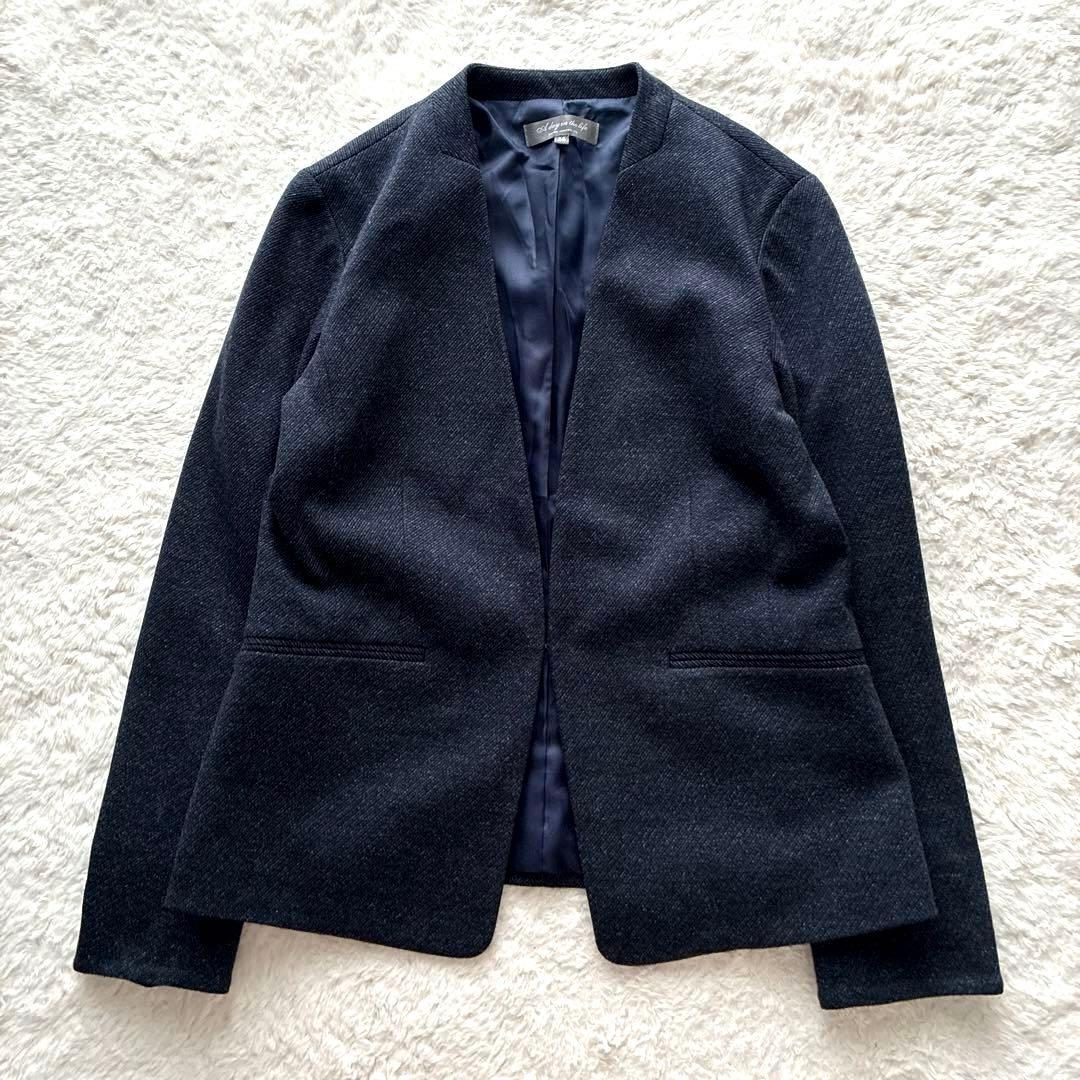 美品✨ユナイテッドアローズ レディース ノーカラージャケット パンツスーツ 36