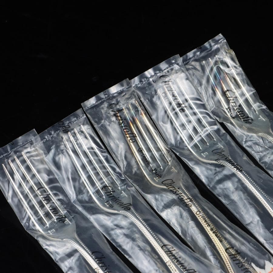 専用 Y2798-4 クリストフル パール デザートフォーク 5本セット