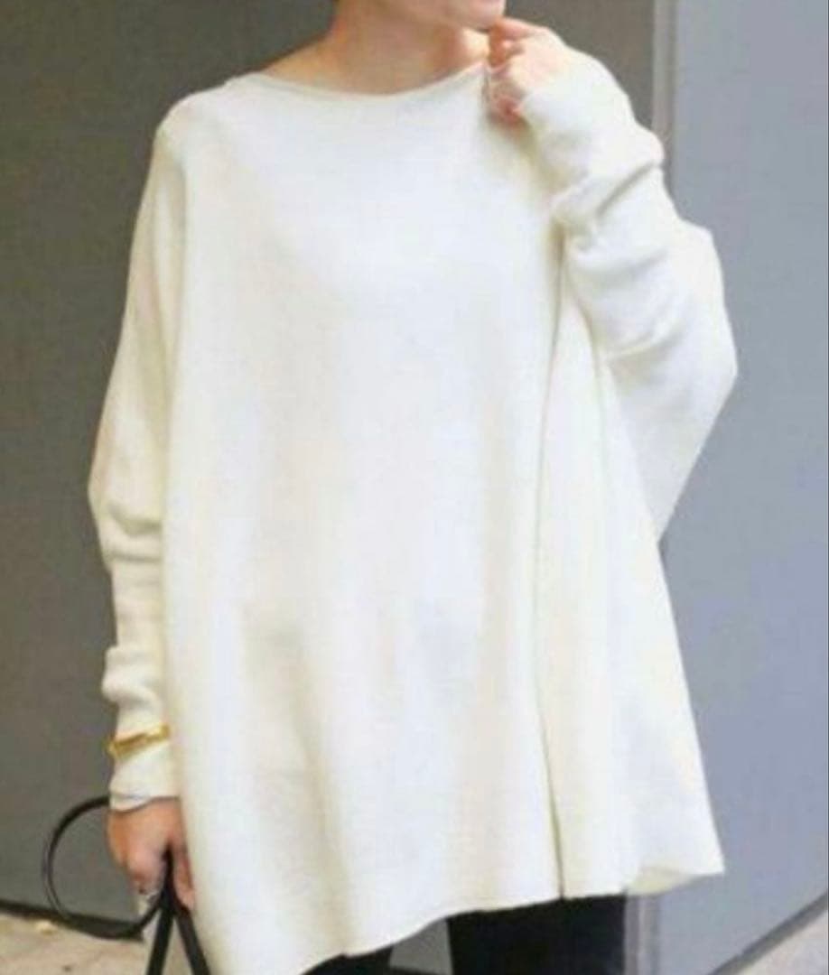 ミューズ ドゥーズィエムクラス fluffy ボート ワイド プルオーバー