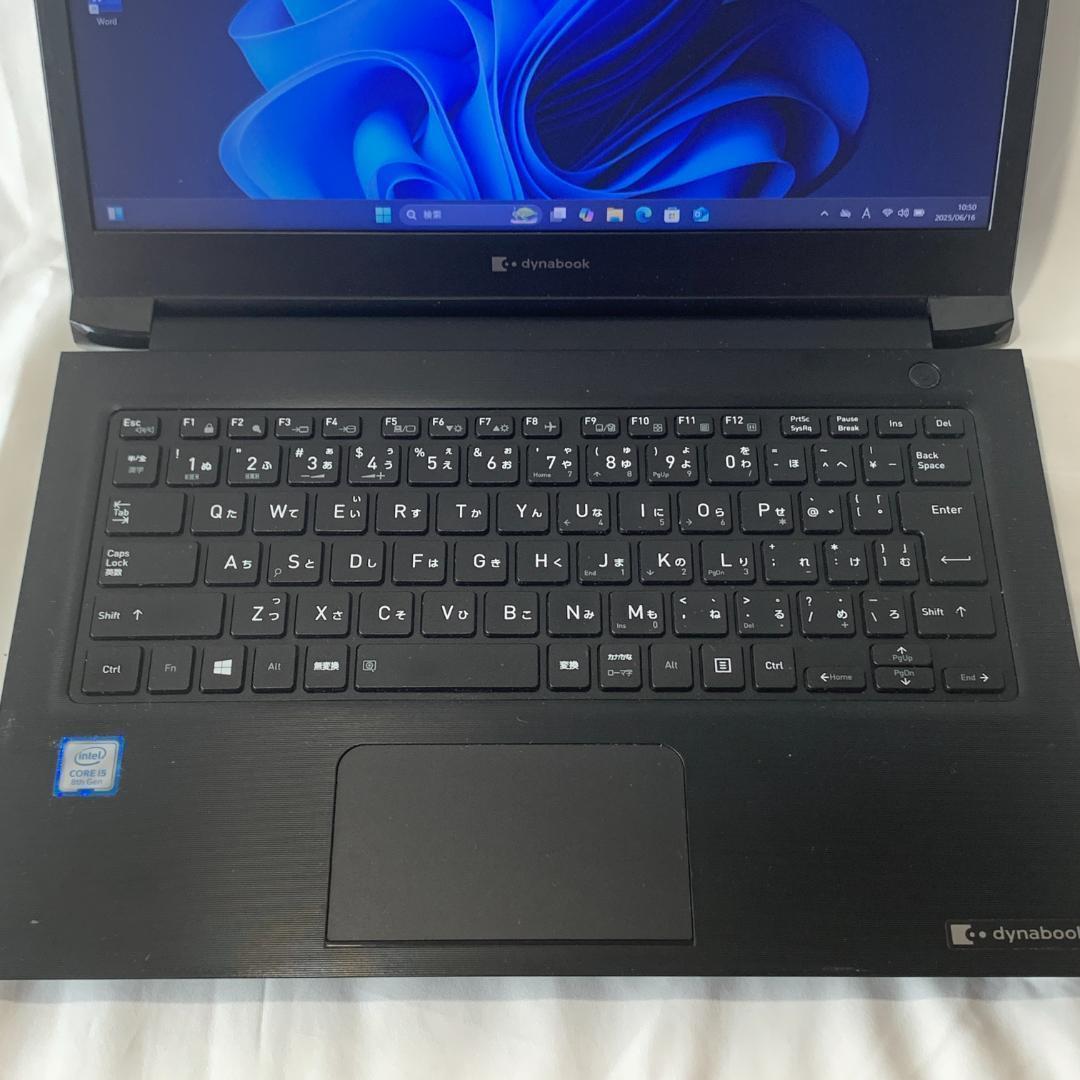 T07B【16GB】東芝 13.3型/i5第8世代/16GB/128GB o