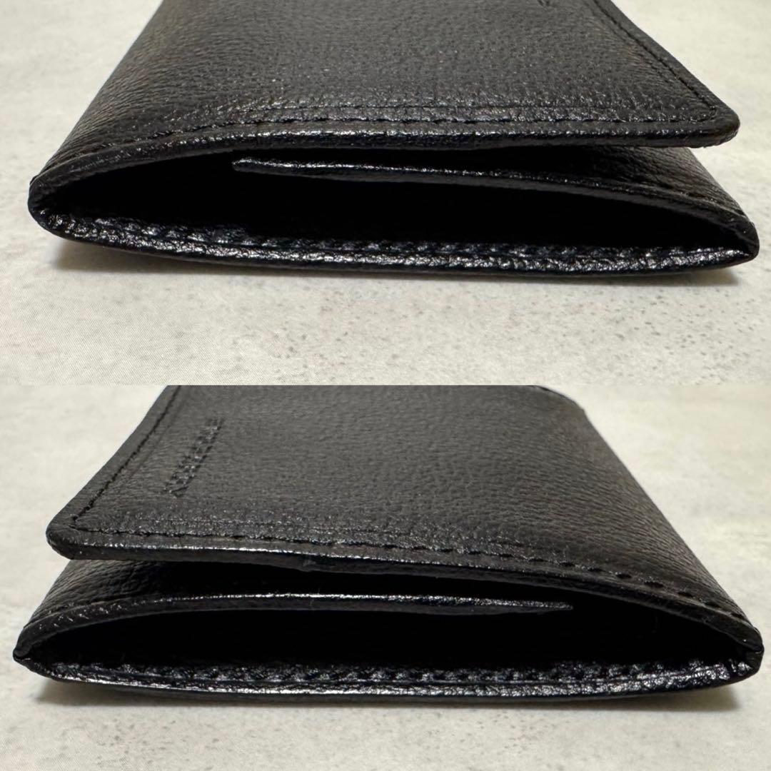 【新品未使用】バーバリー　ケース　小銭入　ブラック　レザー　本革　チェック