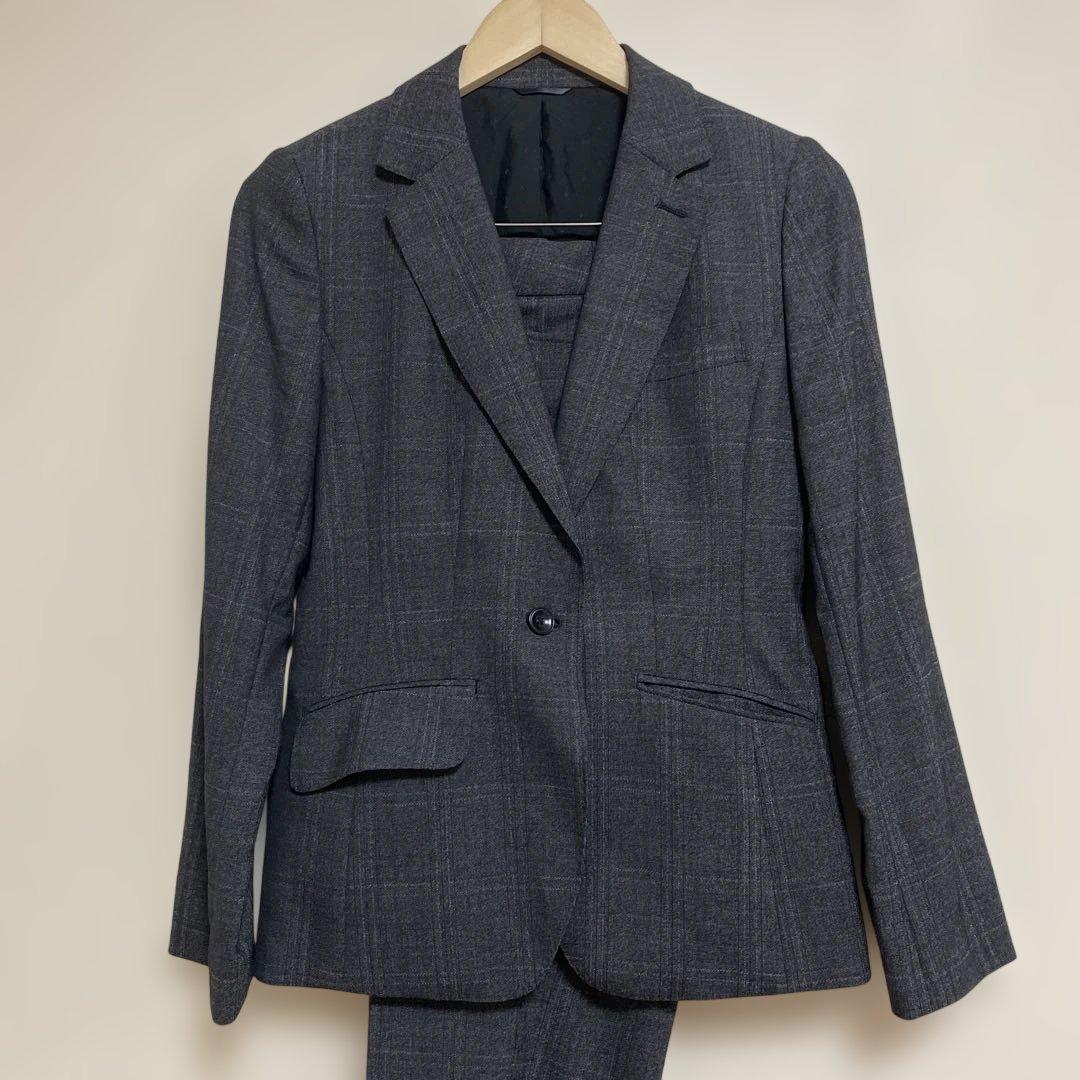 Hiltonヒルトン/チェック/セットアップパンツスーツ