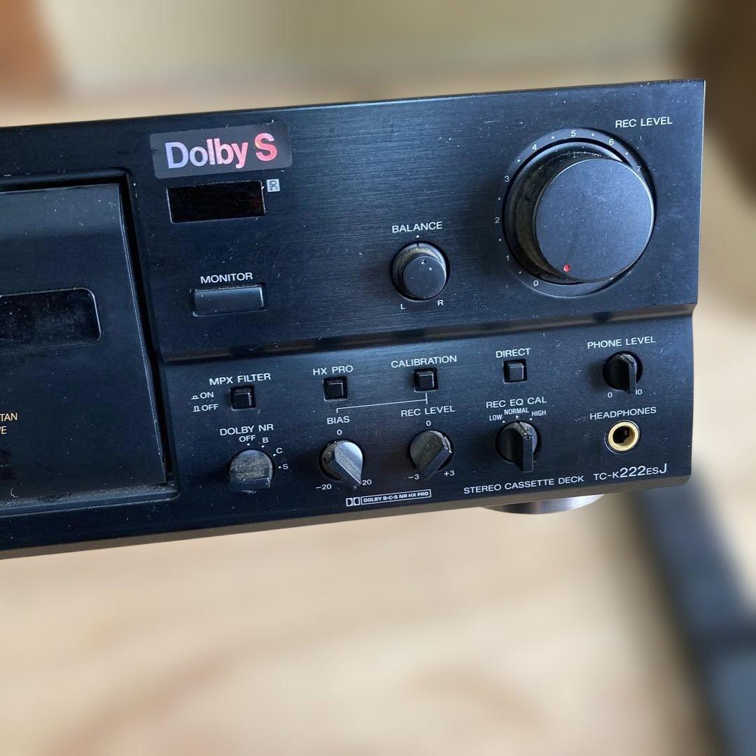 SONY TC-K222ESJ カセットデッキ リモコン付き　ジャンク品