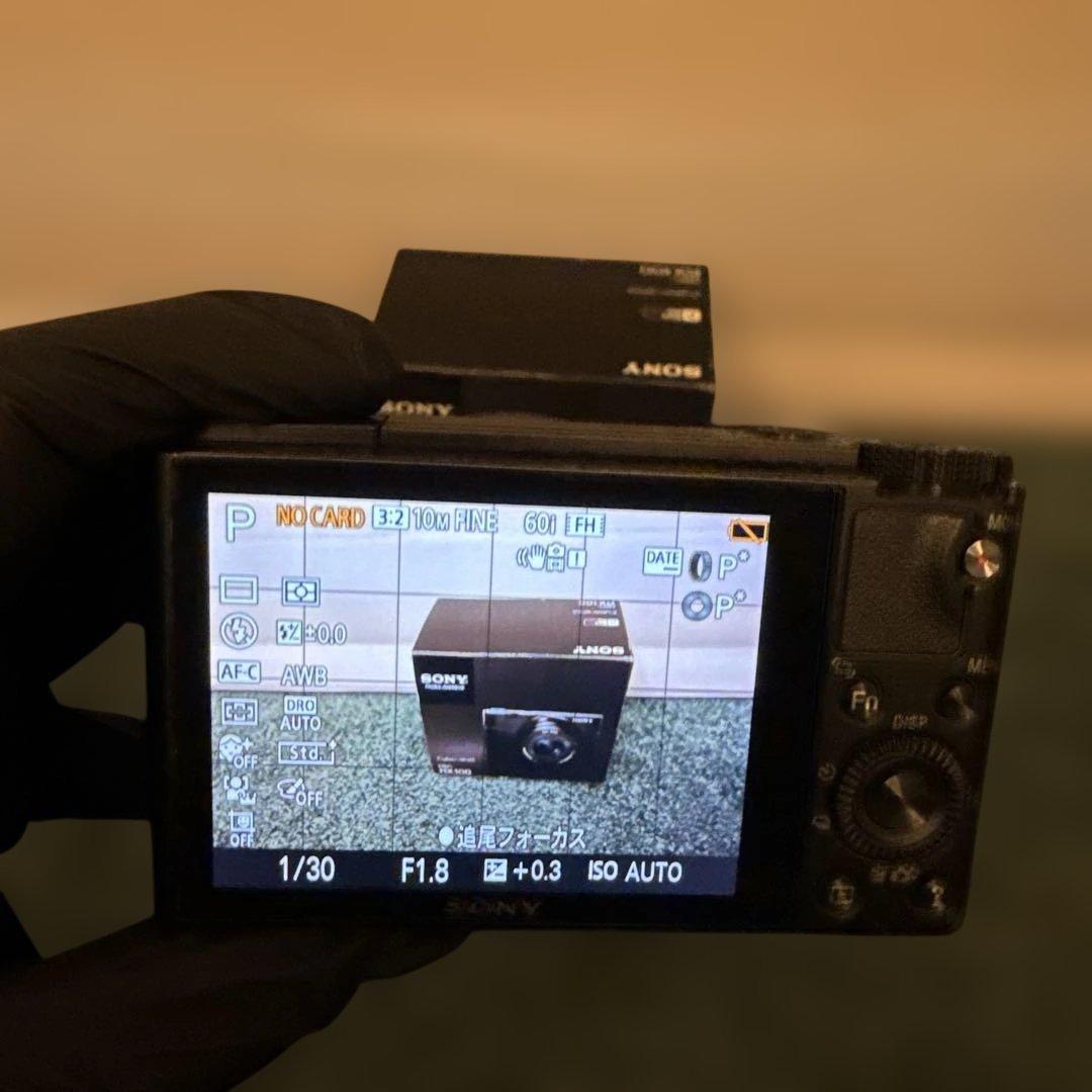 ソニーSONY DSC-RX100 初代コンデジ 箱/バッテリー/ストラップ付