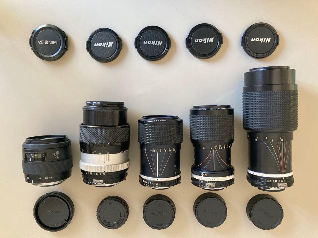 【ジャンク品】Nikon等レンズセット５点