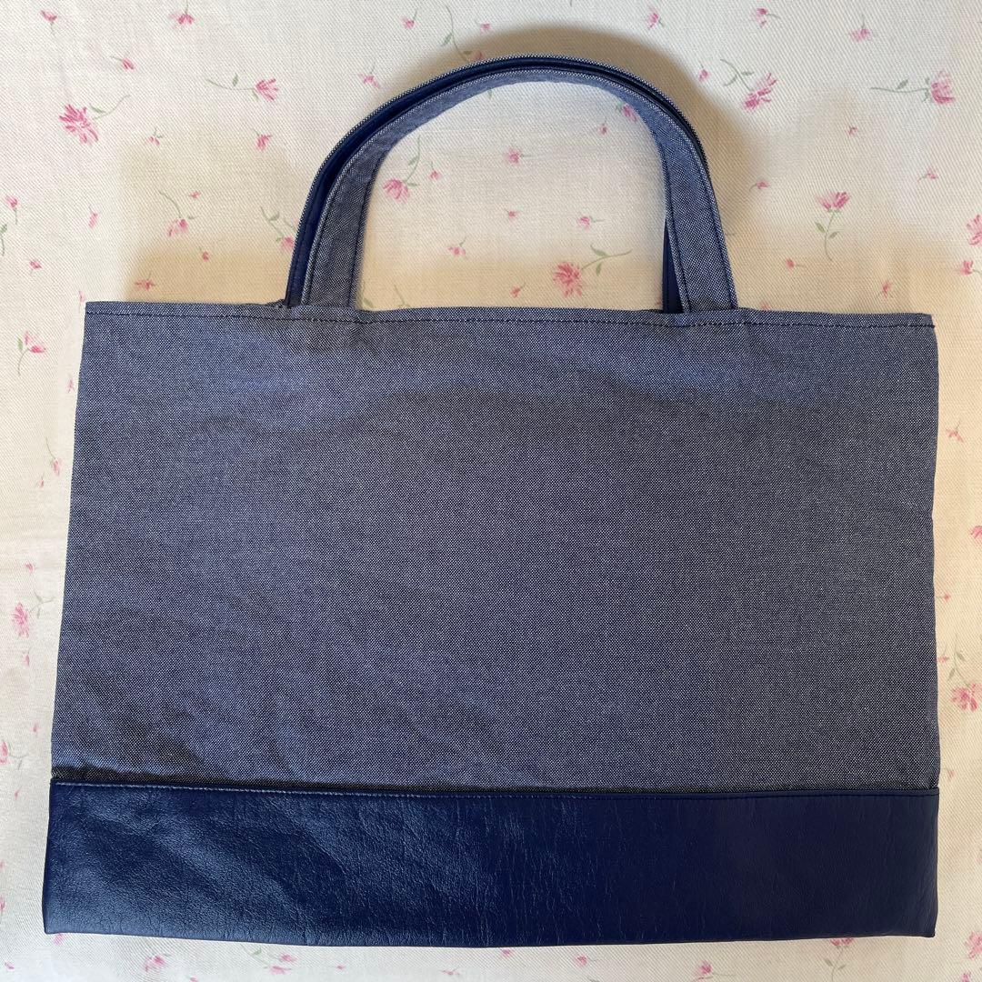こゆぎんあん　ファミリア　デニムバッグ　ブック入れ