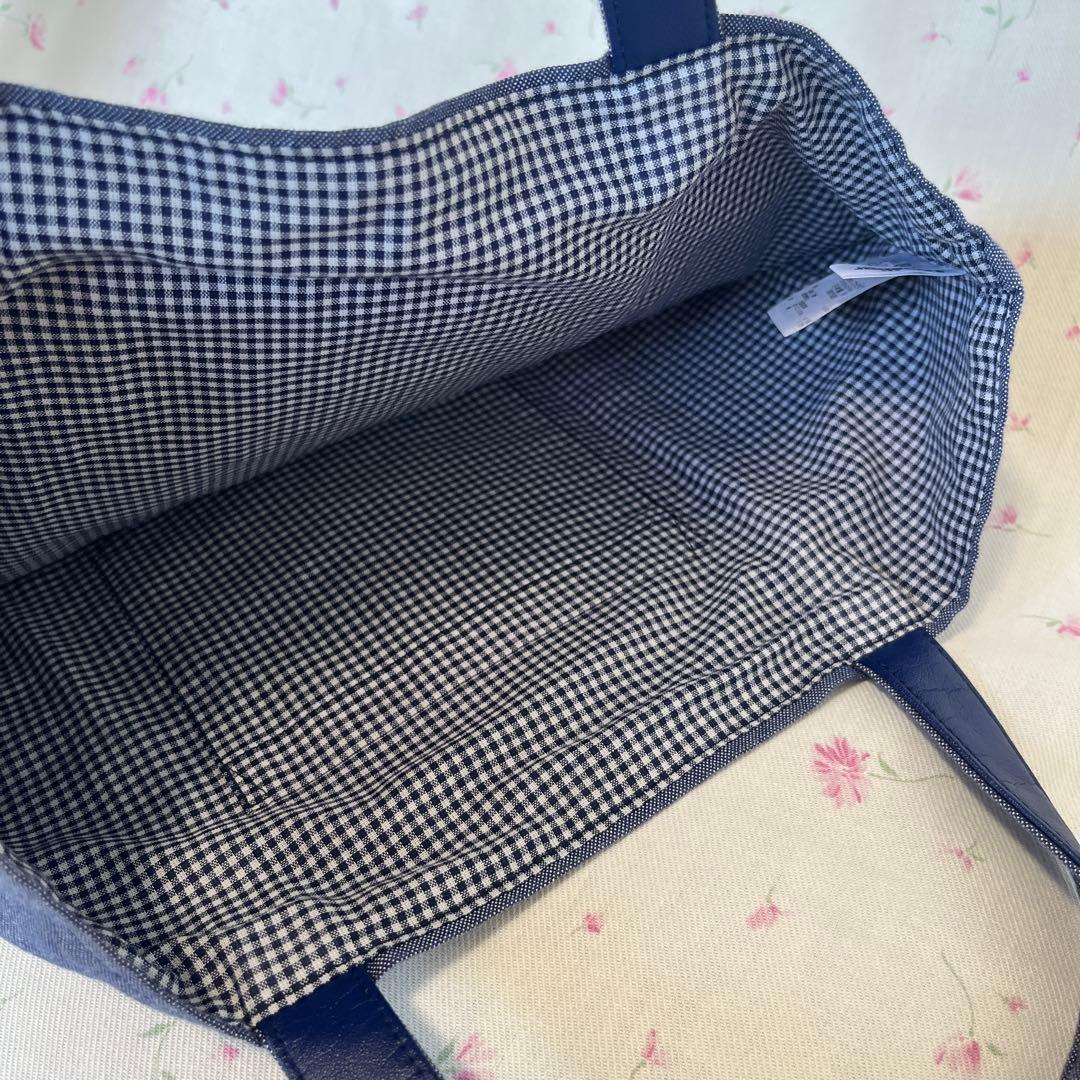 こゆぎんあん　ファミリア　デニムバッグ　ブック入れ