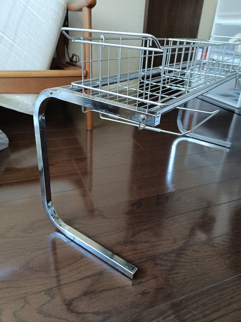 Dinos　伸長式シンク上ステンレス水切り１段（幅84～104cm）