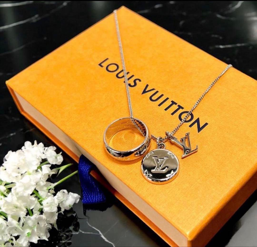 Louis Vuitton リング　モノグラム　ネックレス　販売終了品　希少