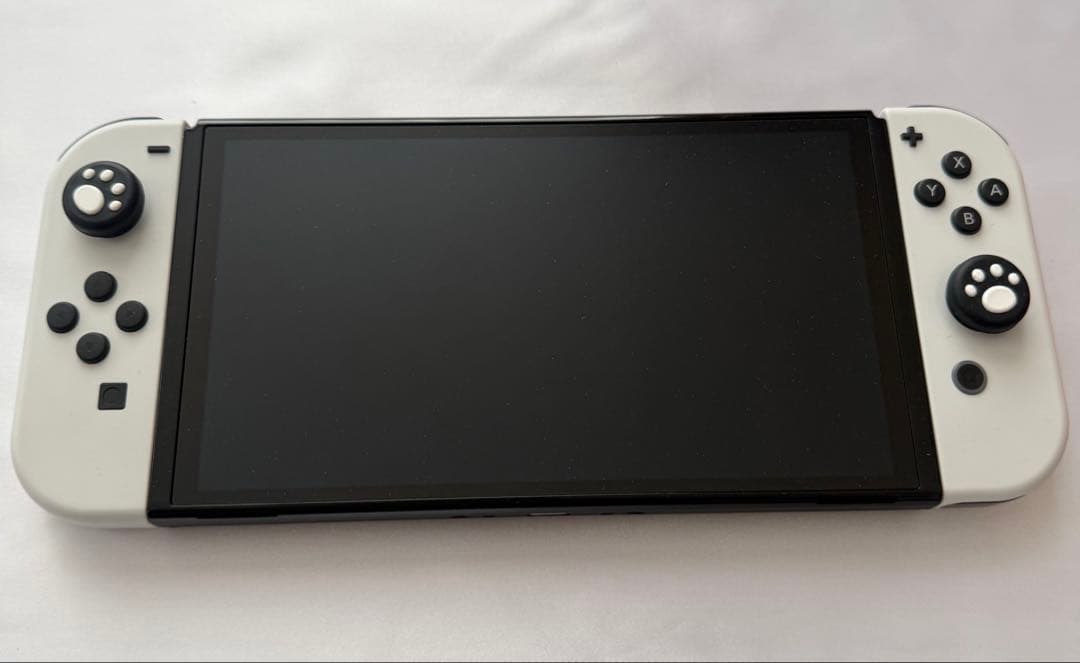 任天堂 Switch本体 有機ELモデルJoy-Con ハンドル 2個セット付き