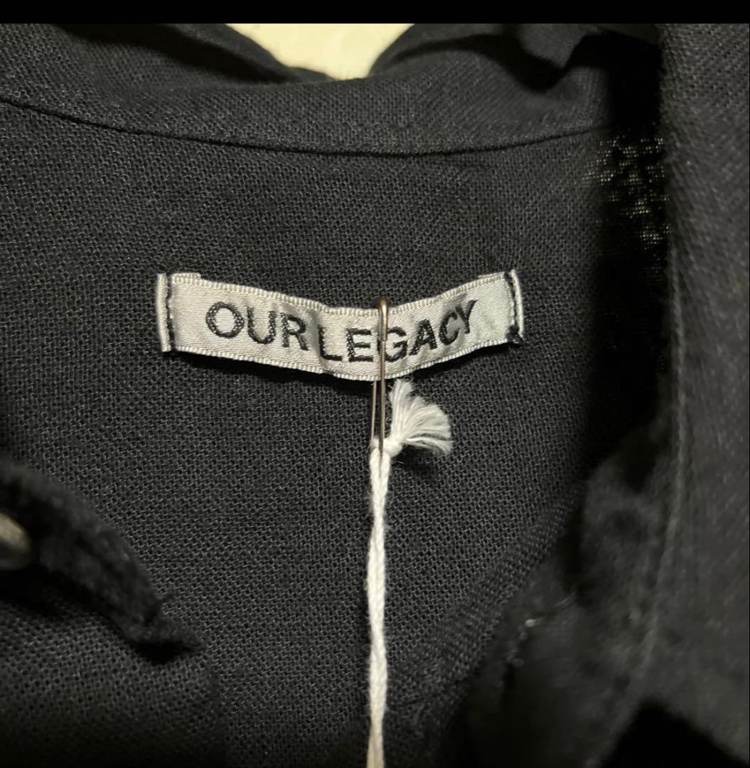 our legacy ブラック Borrowed shirt