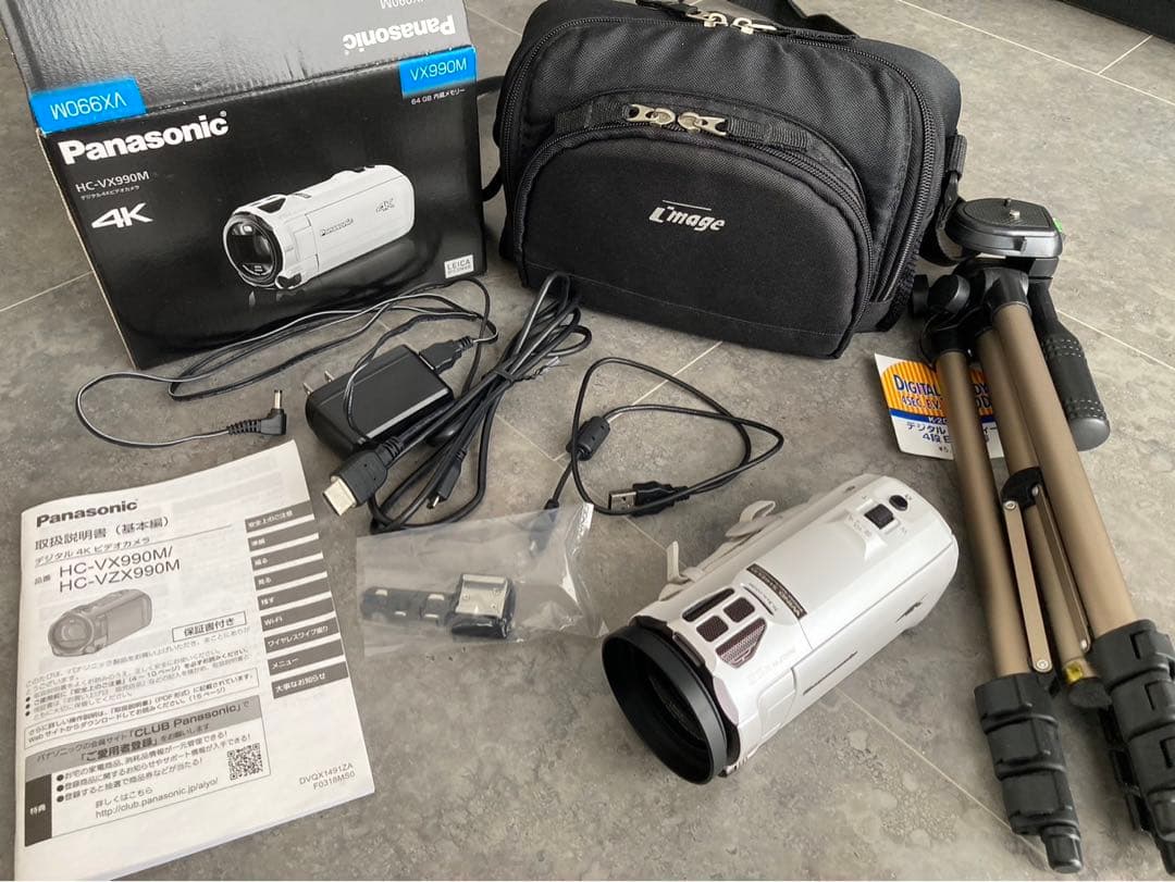 【美品】Panasonic 4Kビデオカメラ（HC-VX990M）