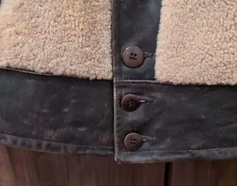 M*様 RRL シアリングレザーモトジャケットグリズリージャケット