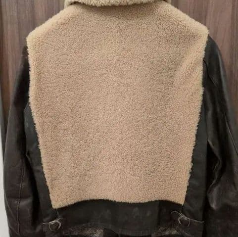 M*様 RRL シアリングレザーモトジャケットグリズリージャケット