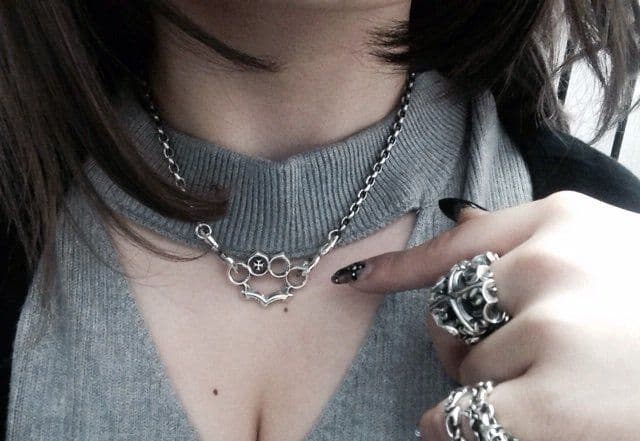 【廃盤】 DEAL DESIGN ナックル チョーカー型 ネックレス