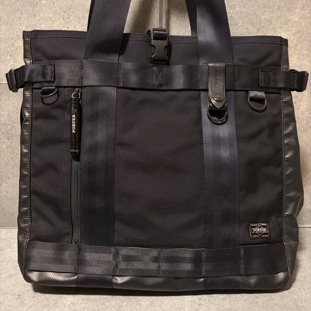 未使用級　PORTER HEAT トートバッグ　大容量