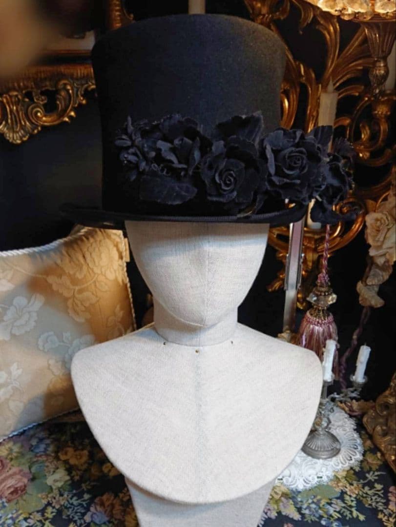 【完全処分☆】ヴィクトリアンメイデン 初期 ローズ シルクハット 未使用